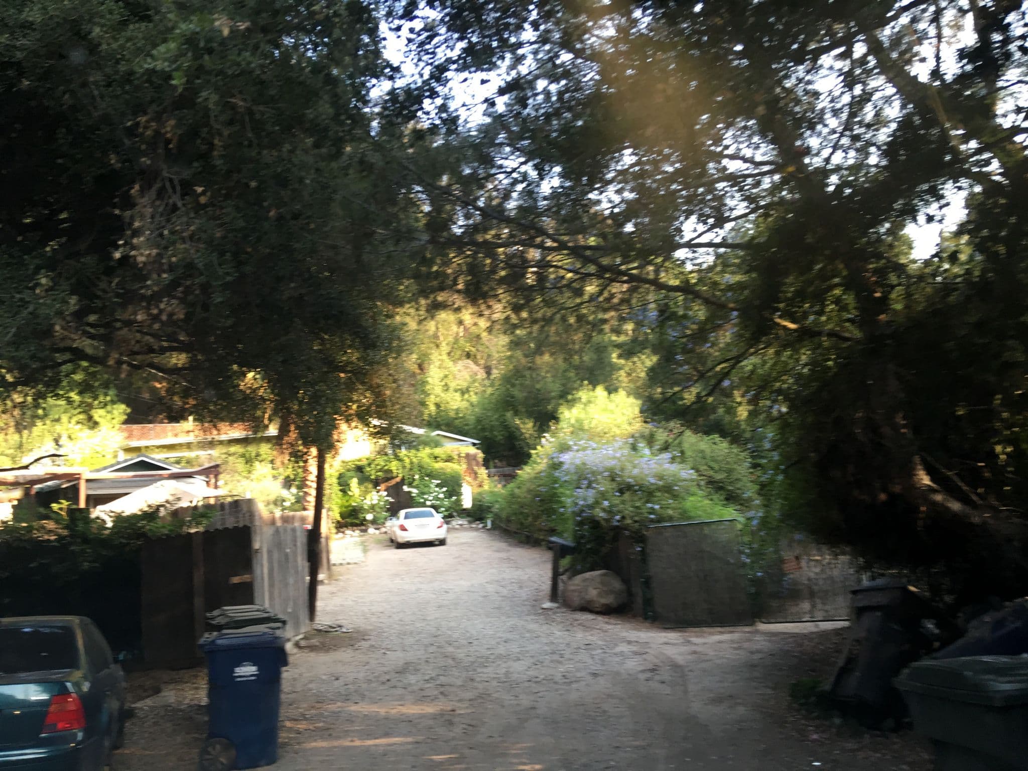 Street view near Topanga Canyon Bungalow Oasis, Topanga — © cscrivens (CC BY-SA · Mapillary)
