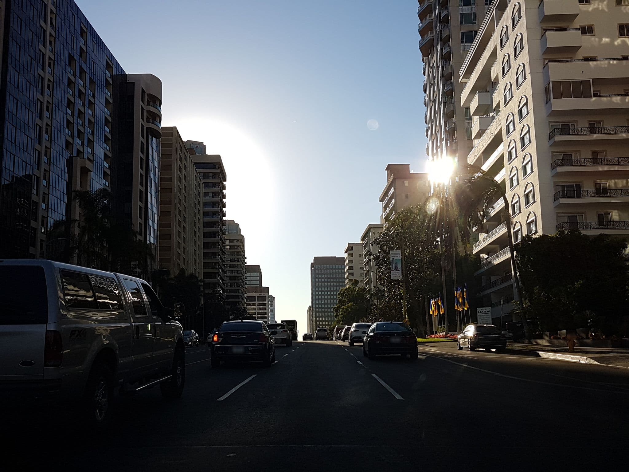 Street view near The Brar Grand Hotel on Wilshire, Century City — © jopparn (CC BY-SA · Mapillary)
