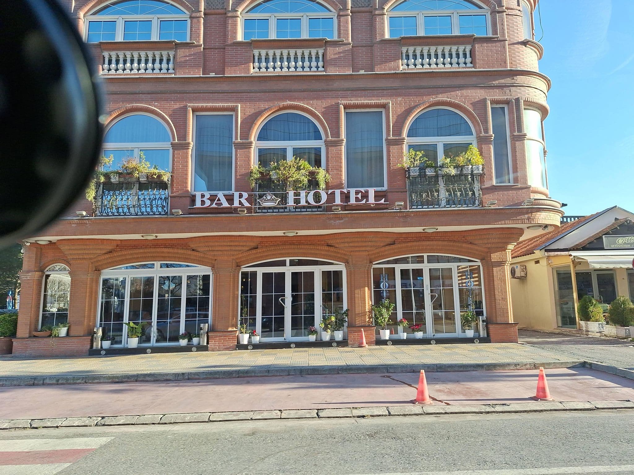 Street view near Red Bricks Hotel, Shkodër — © denisju_osm (CC BY-SA · Mapillary)