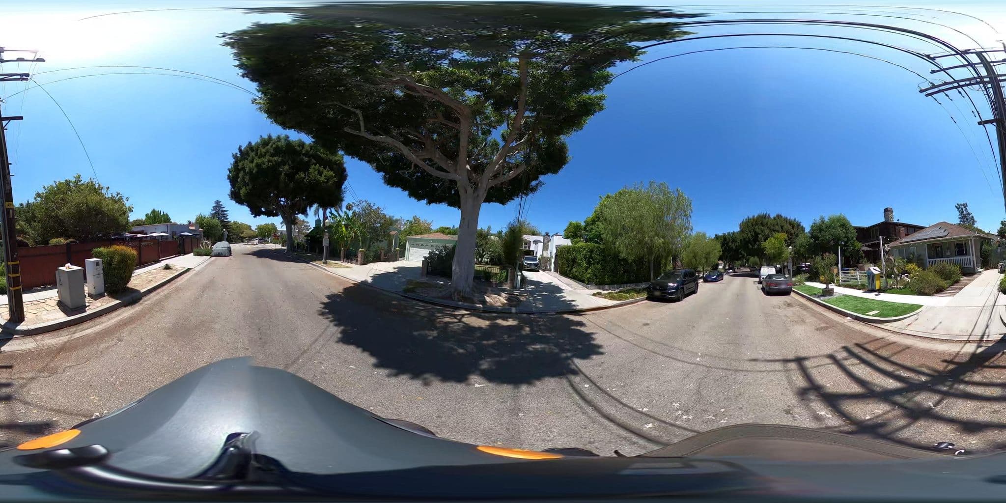 Street view near Craftsman Air BnB w/Koi pond, Culver City — © beddy (CC BY-SA · Mapillary)