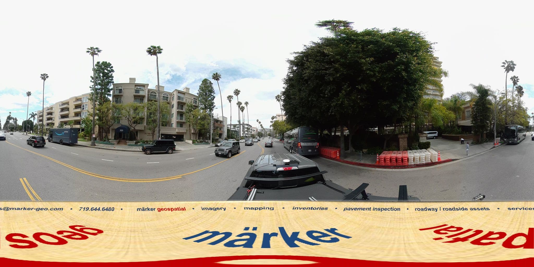 Street view near Four Seasons Luxury Hotel, Beverly Hills — © marker_geo1 (CC BY-SA · Mapillary)