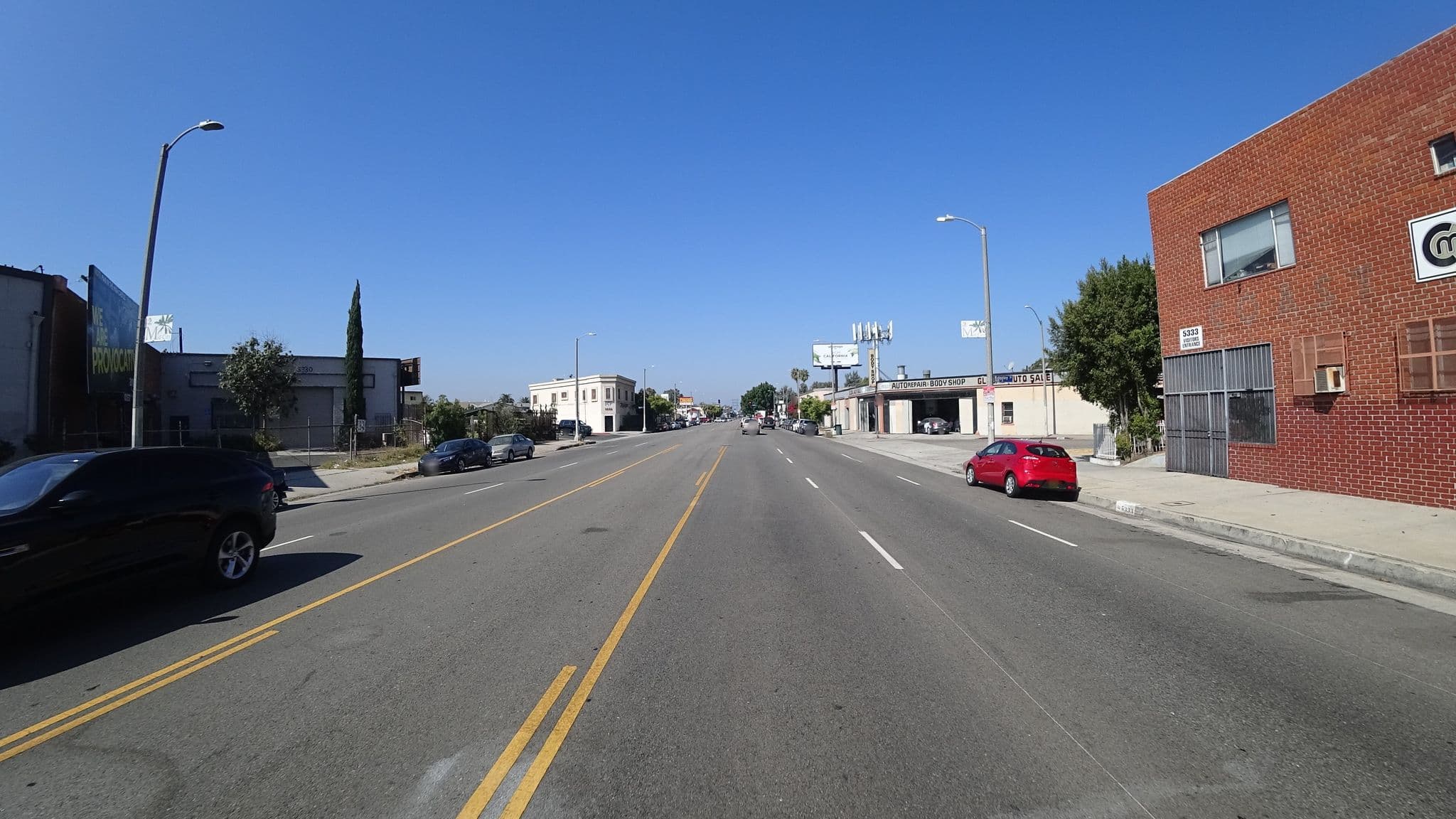 Street view near Campanile Restaurant, Mid-City — © mly_la (CC BY-SA · Mapillary)