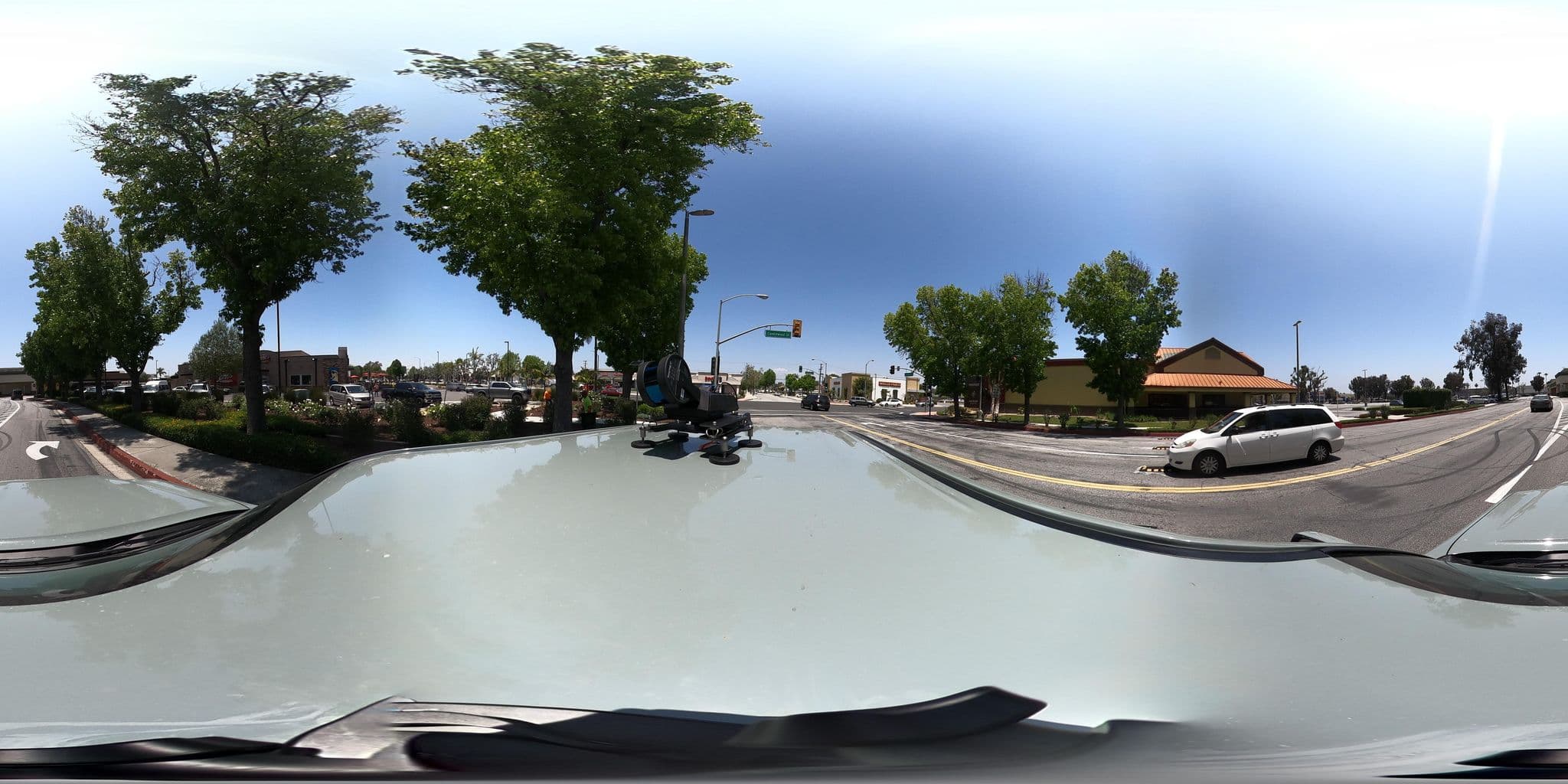 Street view near The Queen Mary Chapel, Bellflower — © mikejams (CC BY-SA · Mapillary)
