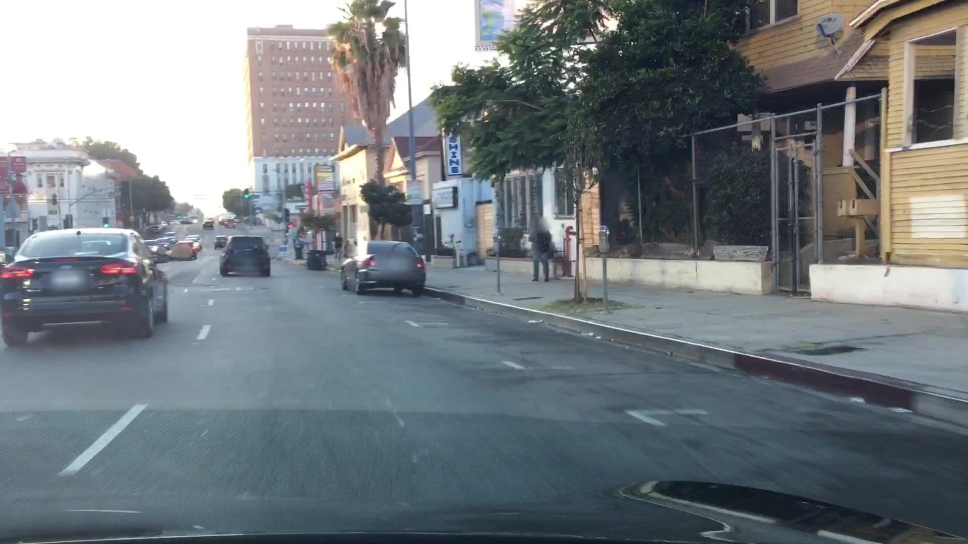 Street view near My Sunshine Hotel, Los Angeles — © lvl5 (CC BY-SA · Mapillary)