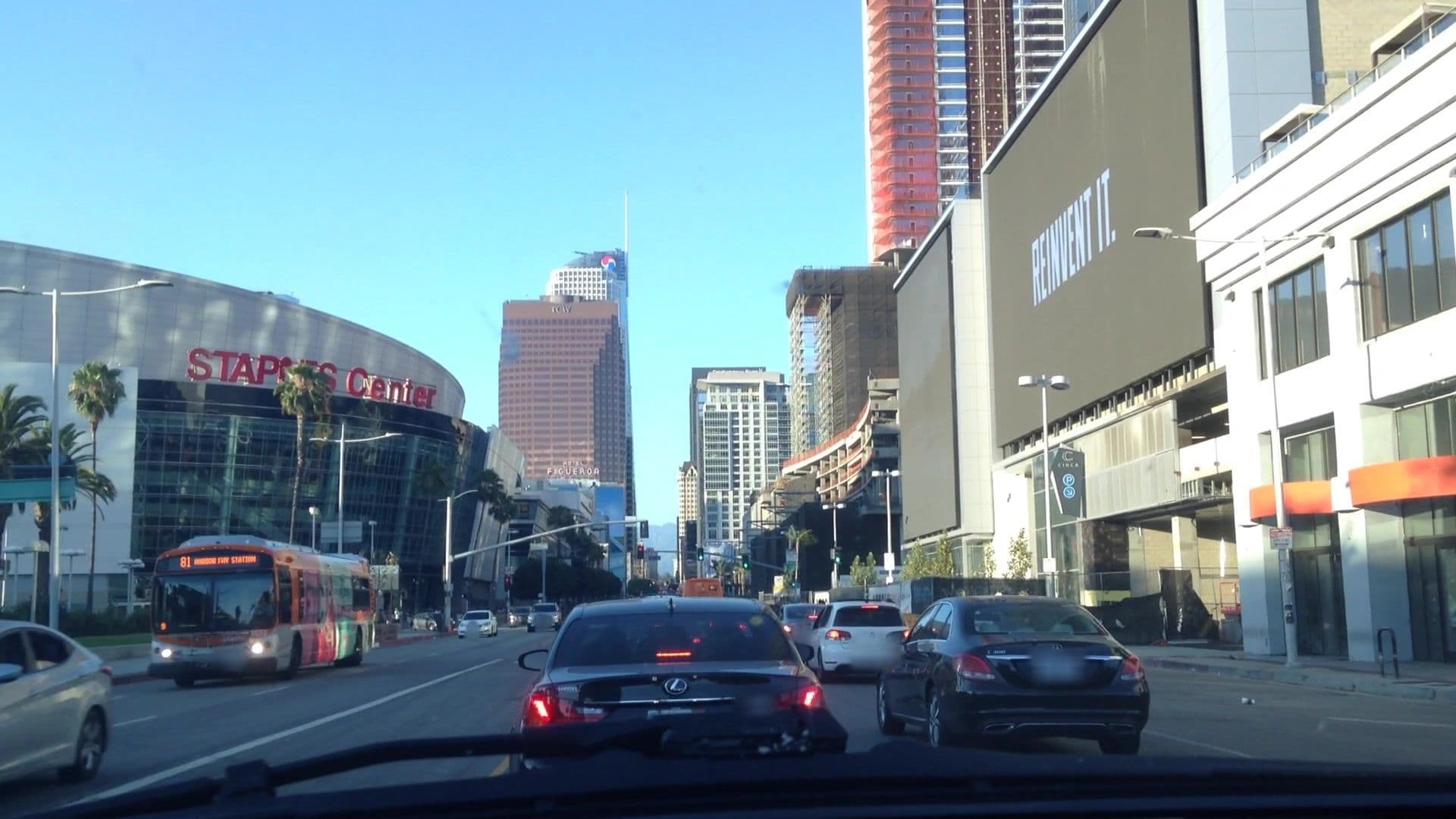 Street view near Moxy Hotel by Marriott, Los Angeles — © lvl5 (CC BY-SA · Mapillary)