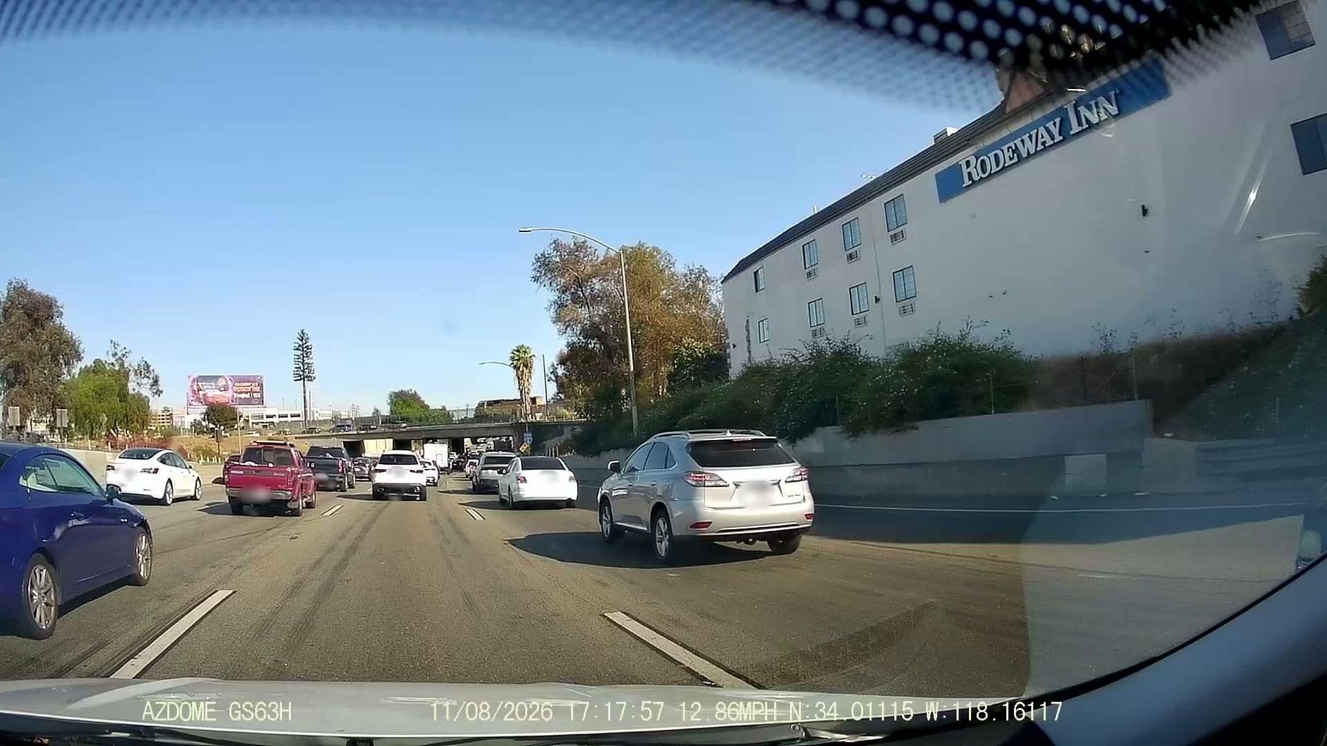 Street view near Destiny Inn, Commerce — © CycleMaster (CC BY-SA · Mapillary)