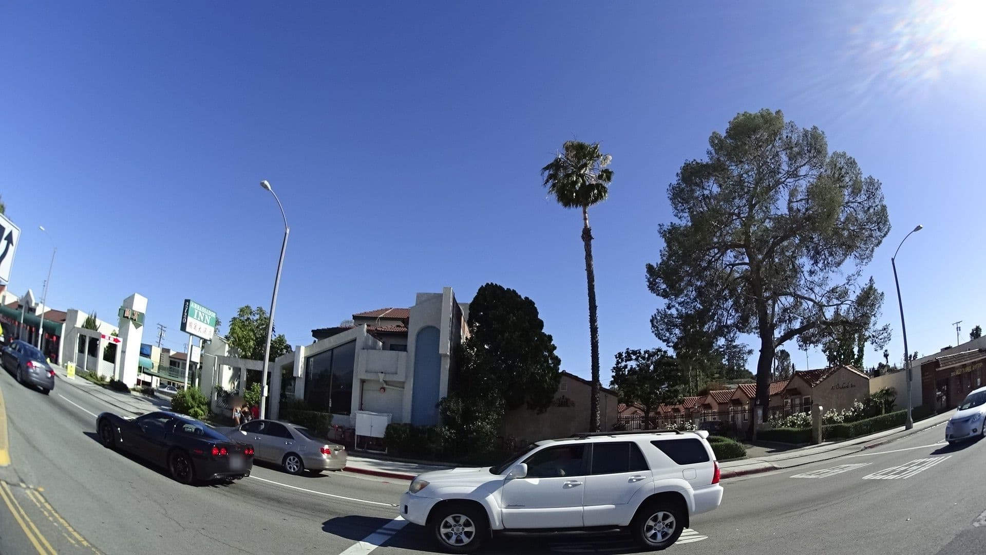 Street view near L'Orchard Inn, Monterey Park — © mly_la (CC BY-SA · Mapillary)
