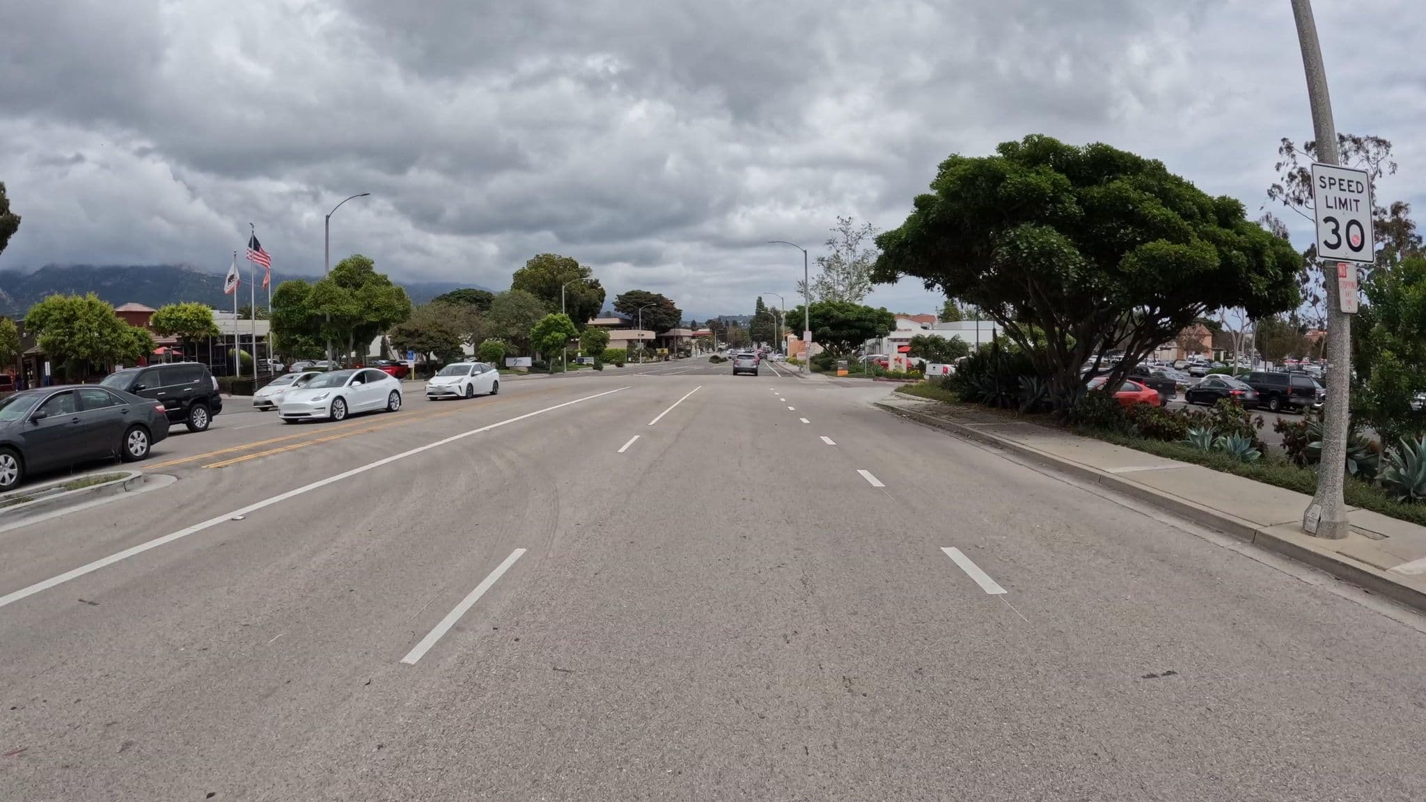 Street view near Santa Barbara, CA, Mission Canyon — © marker_geo (CC BY-SA · Mapillary)