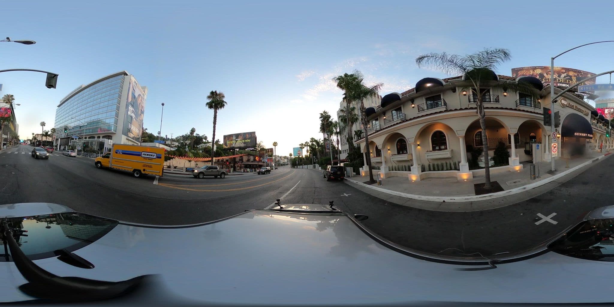 Street view near Poolside @ Best Western Sunset Plaza, Beverly Hills — © ebelmudez (CC BY-SA · Mapillary)