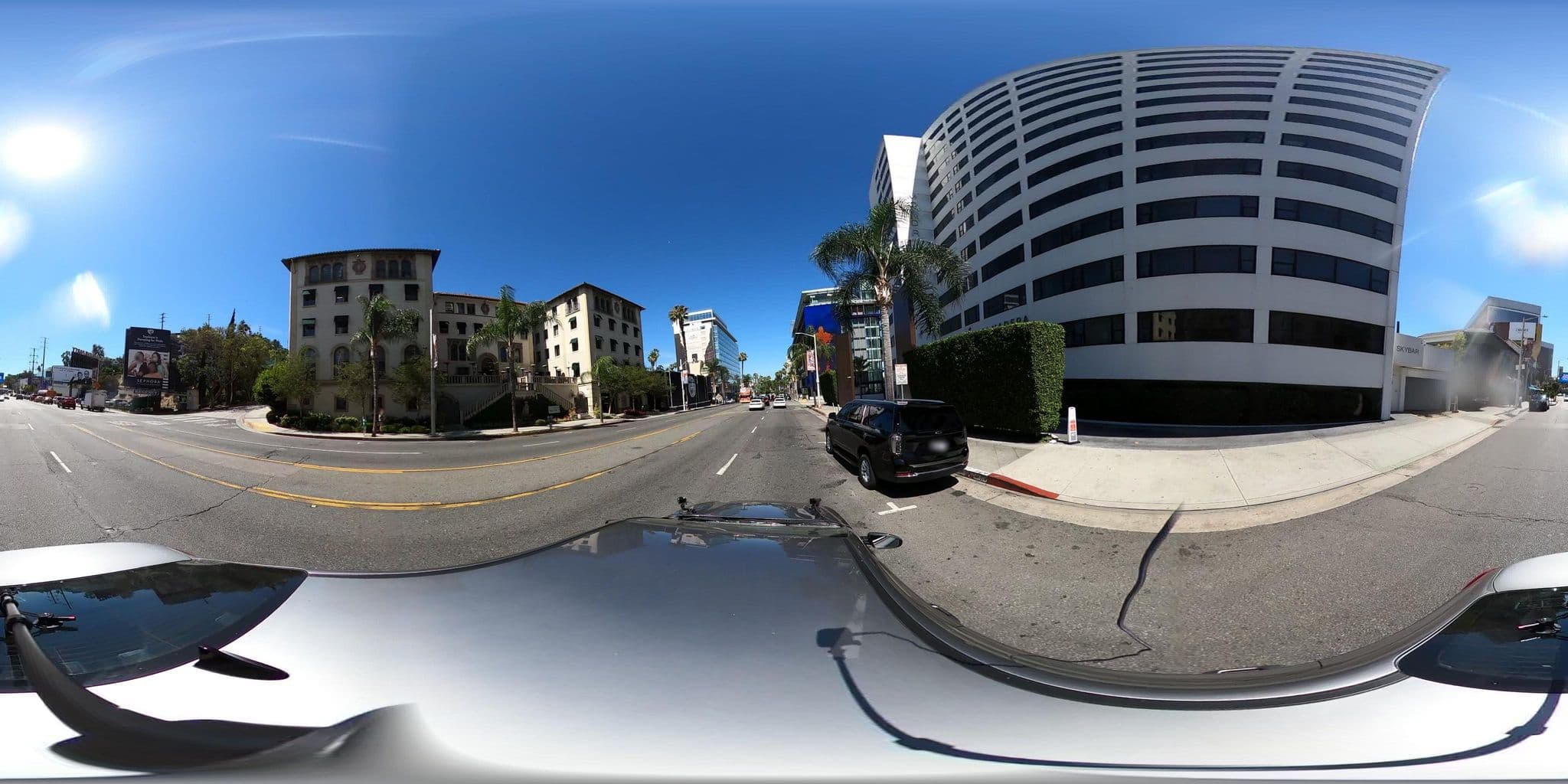 Street view near The Pool at Mondrian Hotel, Beverly Hills — © jperez2PM_cramobility (CC BY-SA · Mapillary)
