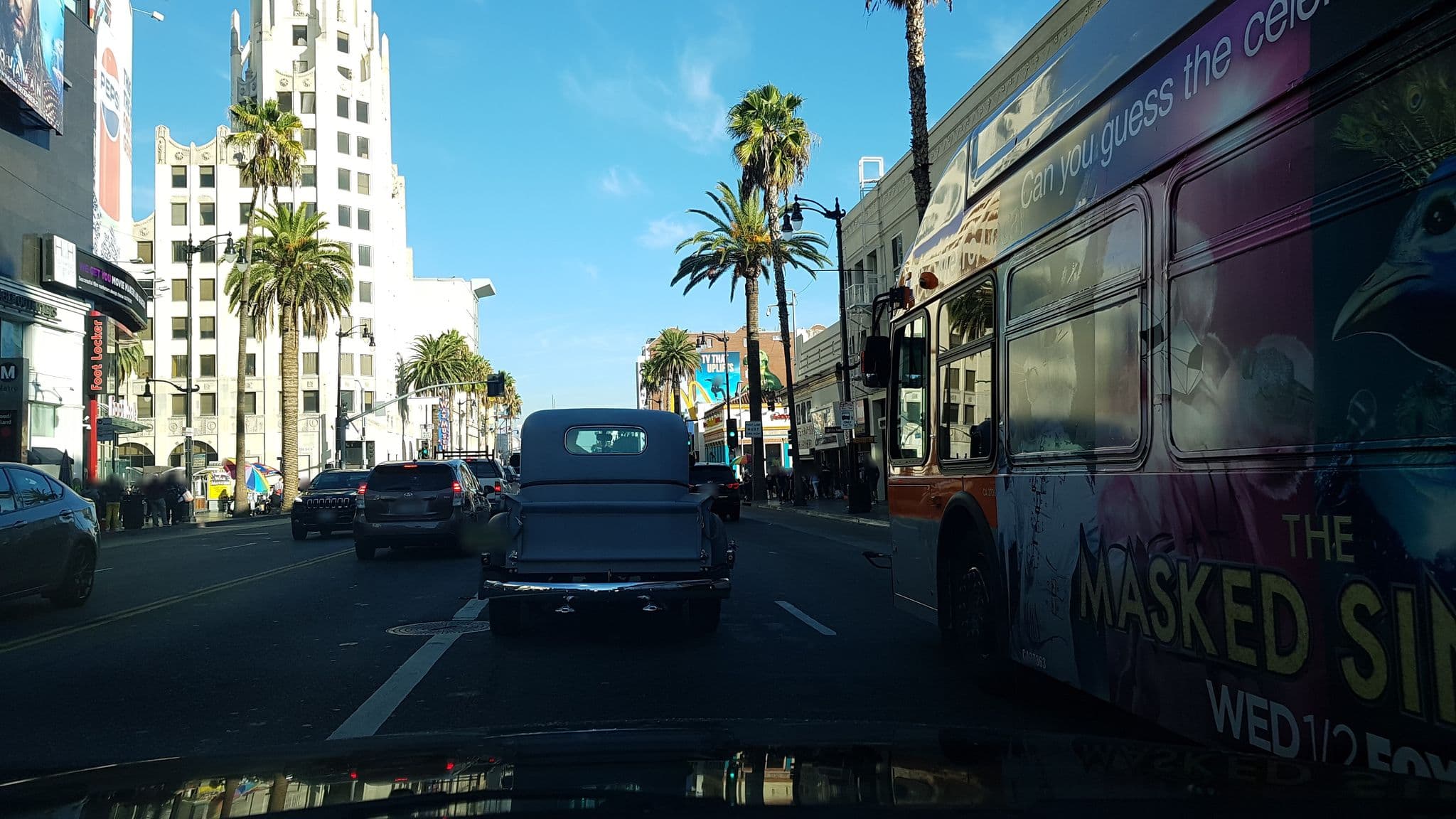 Street view near Walk of Fame Hostel, Hollywood — © igorzo (CC BY-SA · Mapillary)
