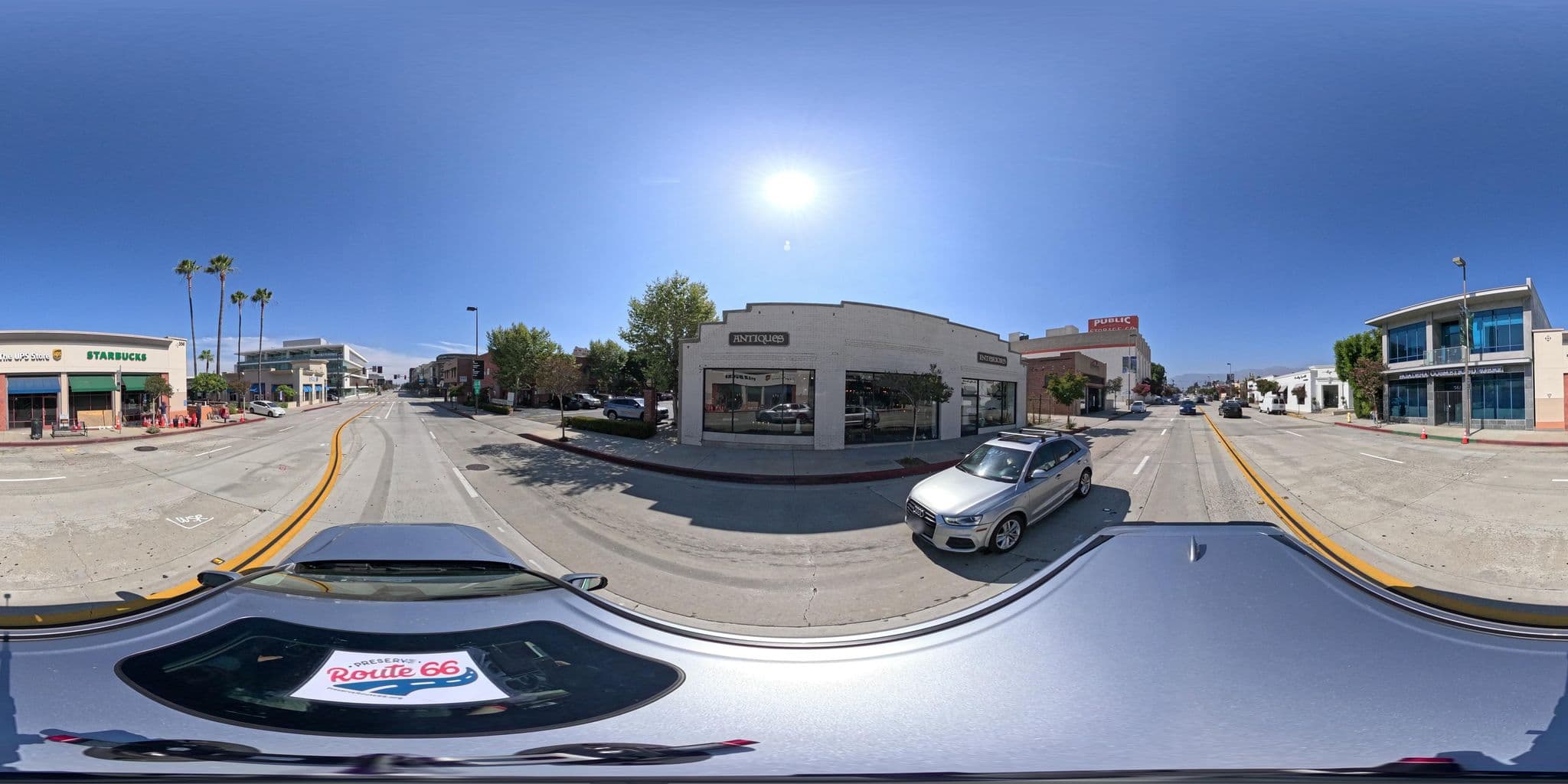 Street view near Arroyo del Sol Clothing Optional Bed and Breakfast, South Pasadena — © nthp_gis (CC BY-SA · Mapillary)