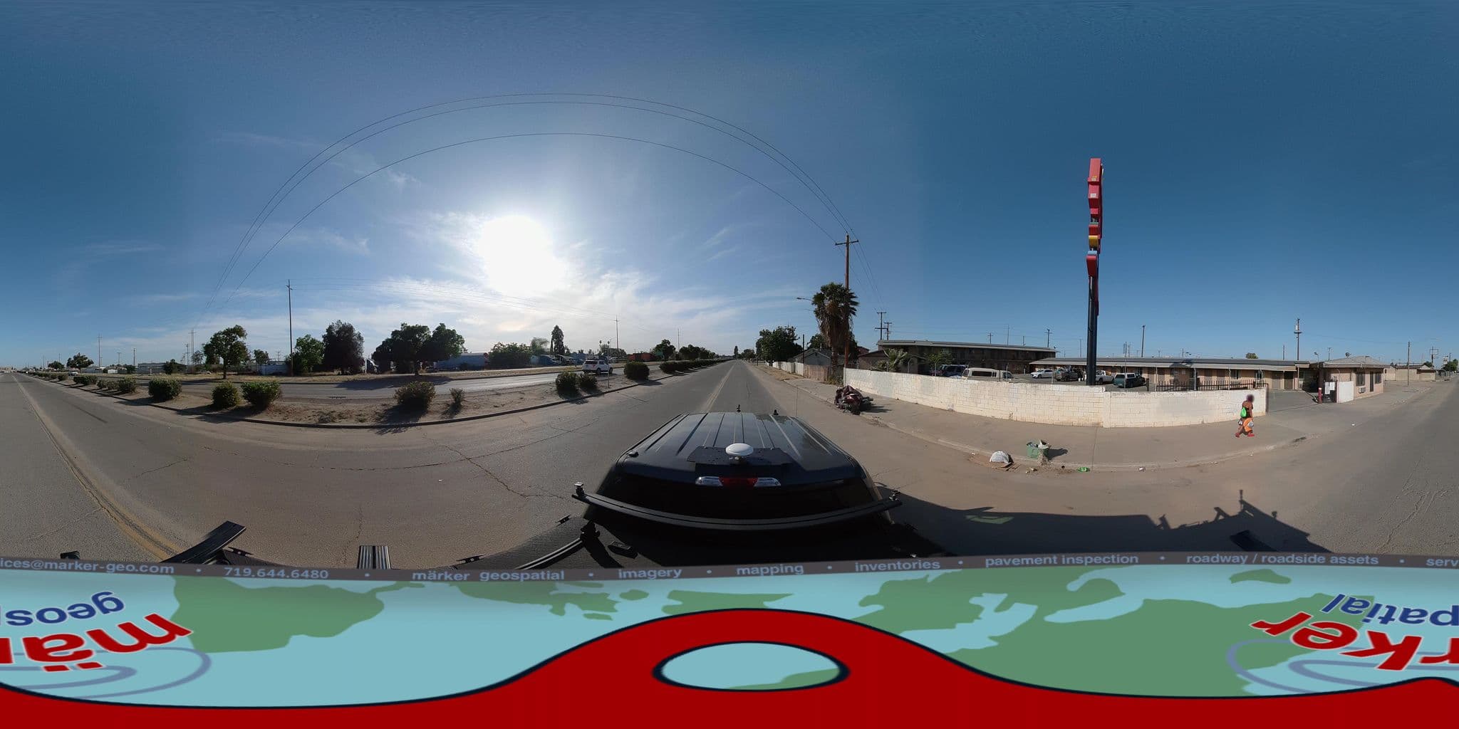 Street view near Big Star Motel, Fresno — © marker_geo1 (CC BY-SA · Mapillary)