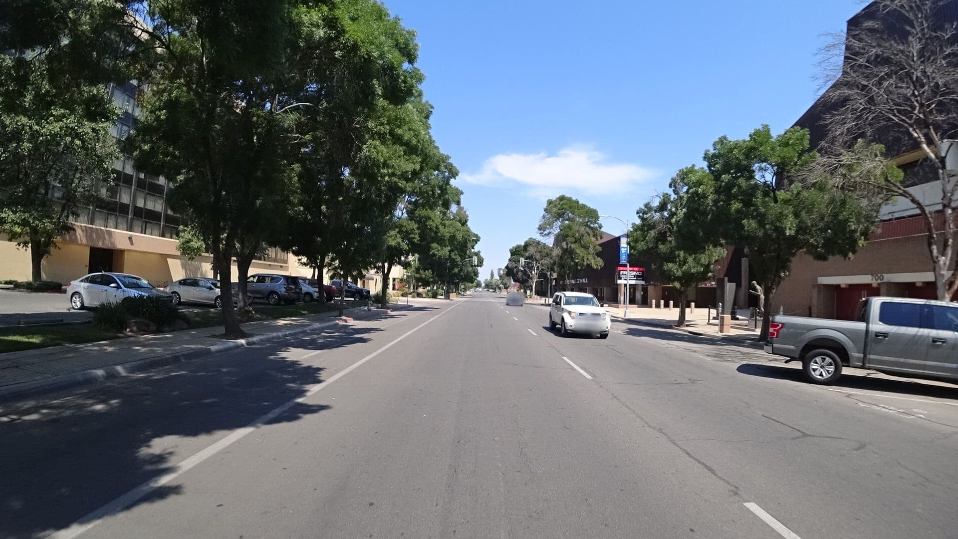 Street view near Poolside @ Doubletree by Hilton Hotel, Fresno — © marker_geo (CC BY-SA · Mapillary)