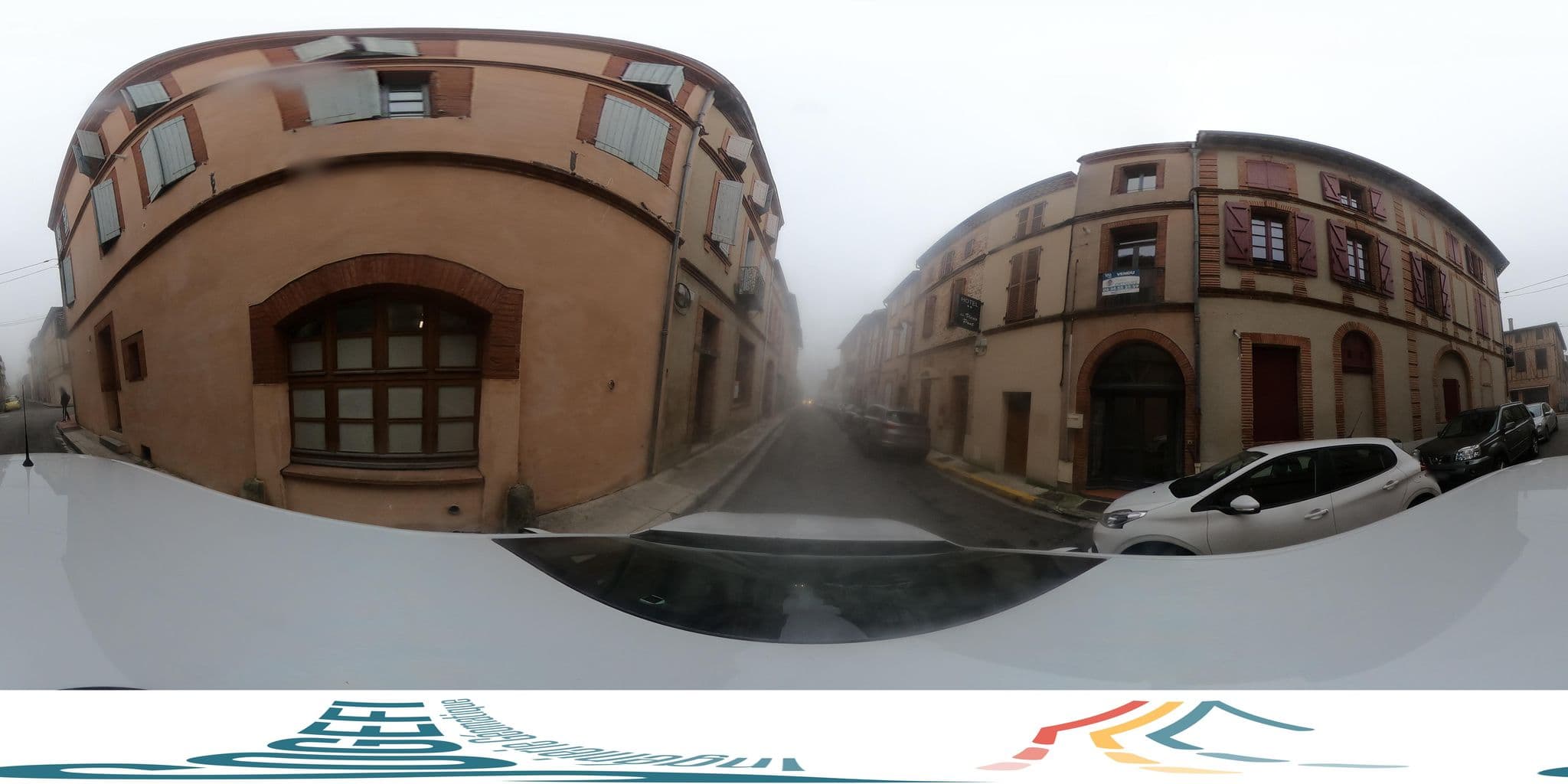 Street view near Hôtel du Vieux Pont, Mazères — © sogefi (CC BY-SA · Mapillary)