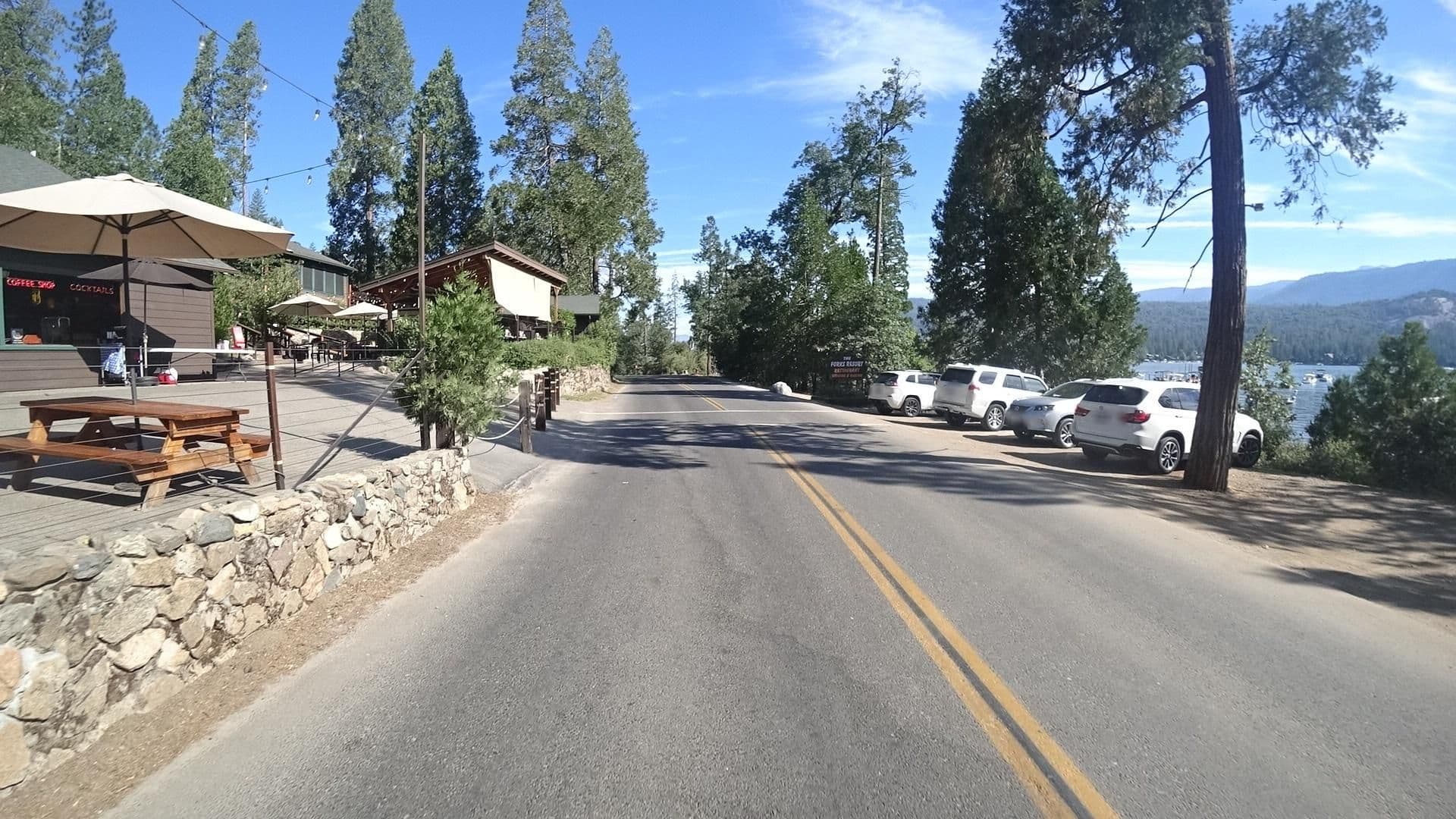 Street view near The Forks Resort, Coarsegold — © marker_geo (CC BY-SA · Mapillary)