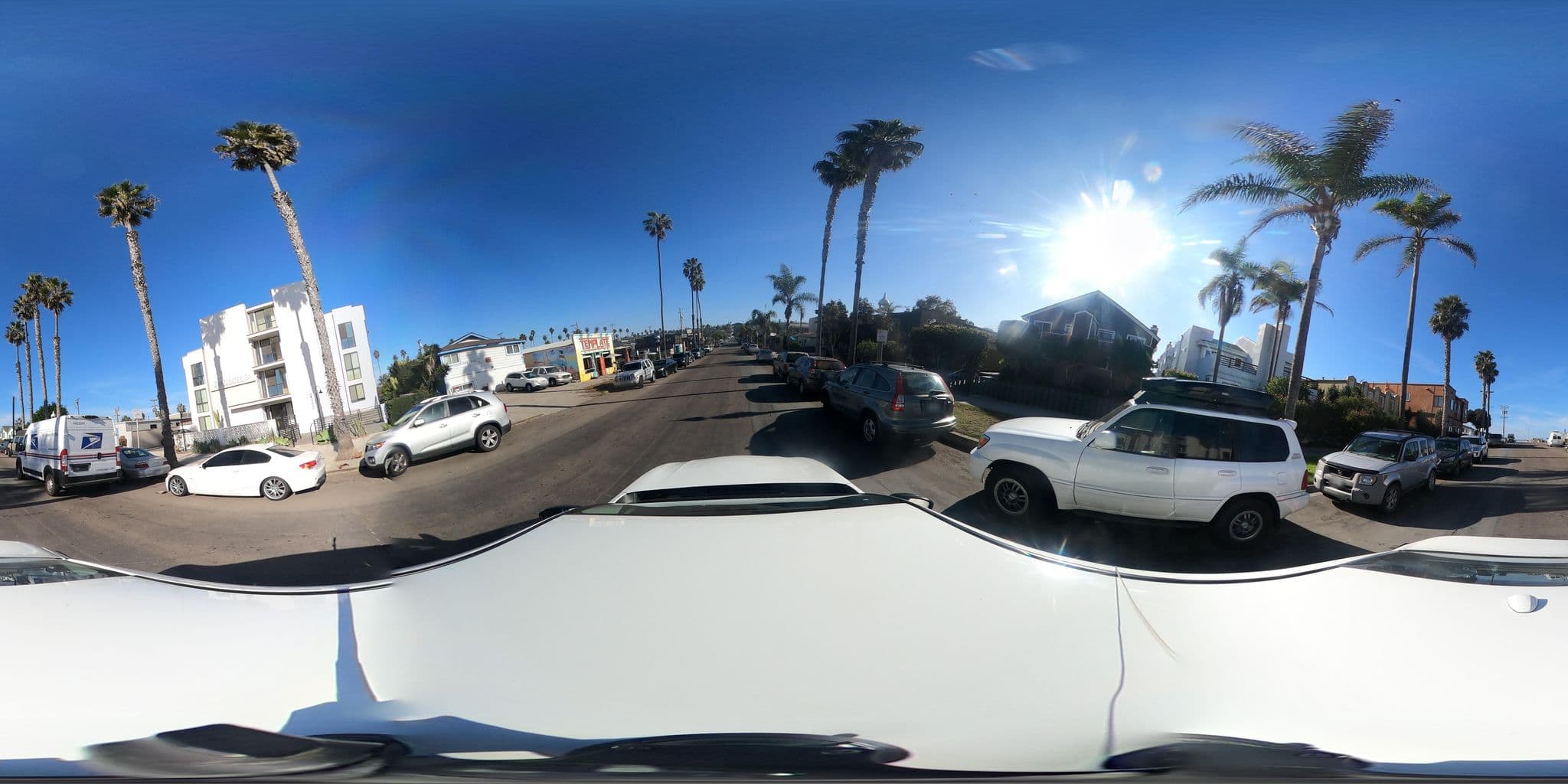 Street view near OBI, San Diego — © GoProMAX3M (CC BY-SA · Mapillary)