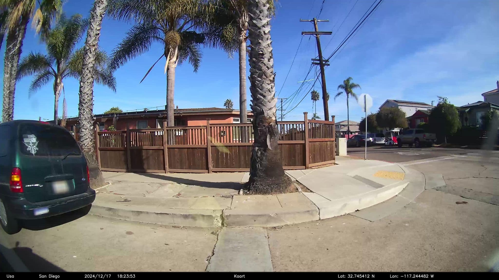 Street view near Saratoga Avenue Kid's Park, San Diego — © GoProMAX3M (CC BY-SA · Mapillary)