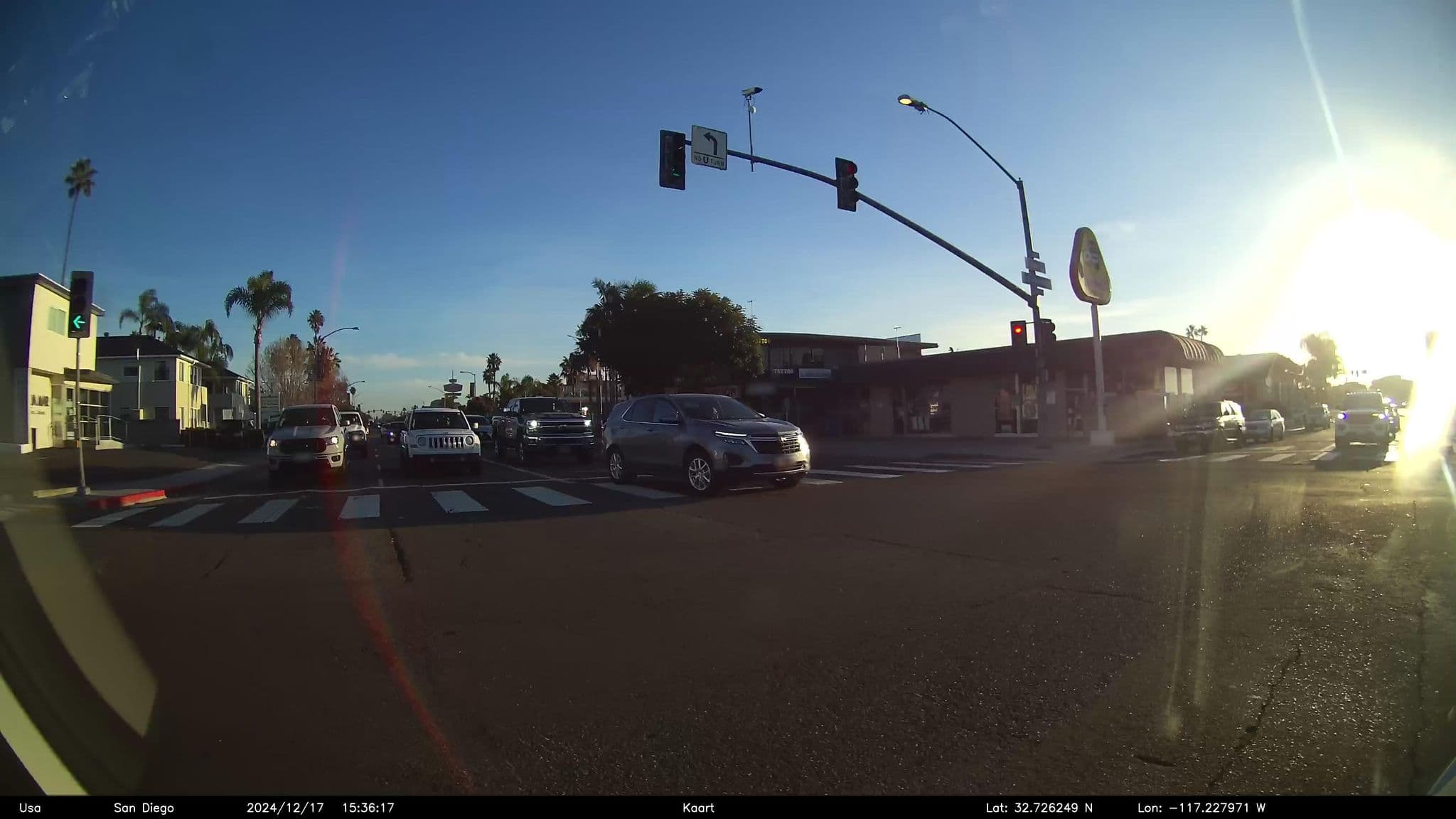 Street view near Sun Harbor Motel, San Diego — © GoProMAX3M (CC BY-SA · Mapillary)