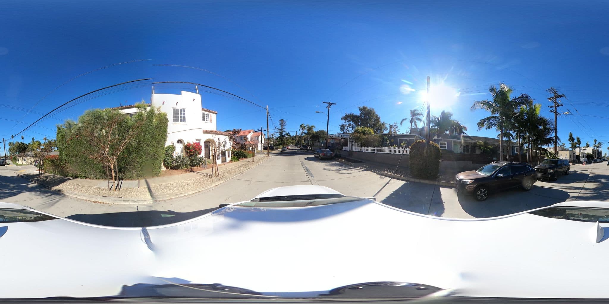 Street view near California Cottage, La Jolla — © GoProMAX3M (CC BY-SA · Mapillary)