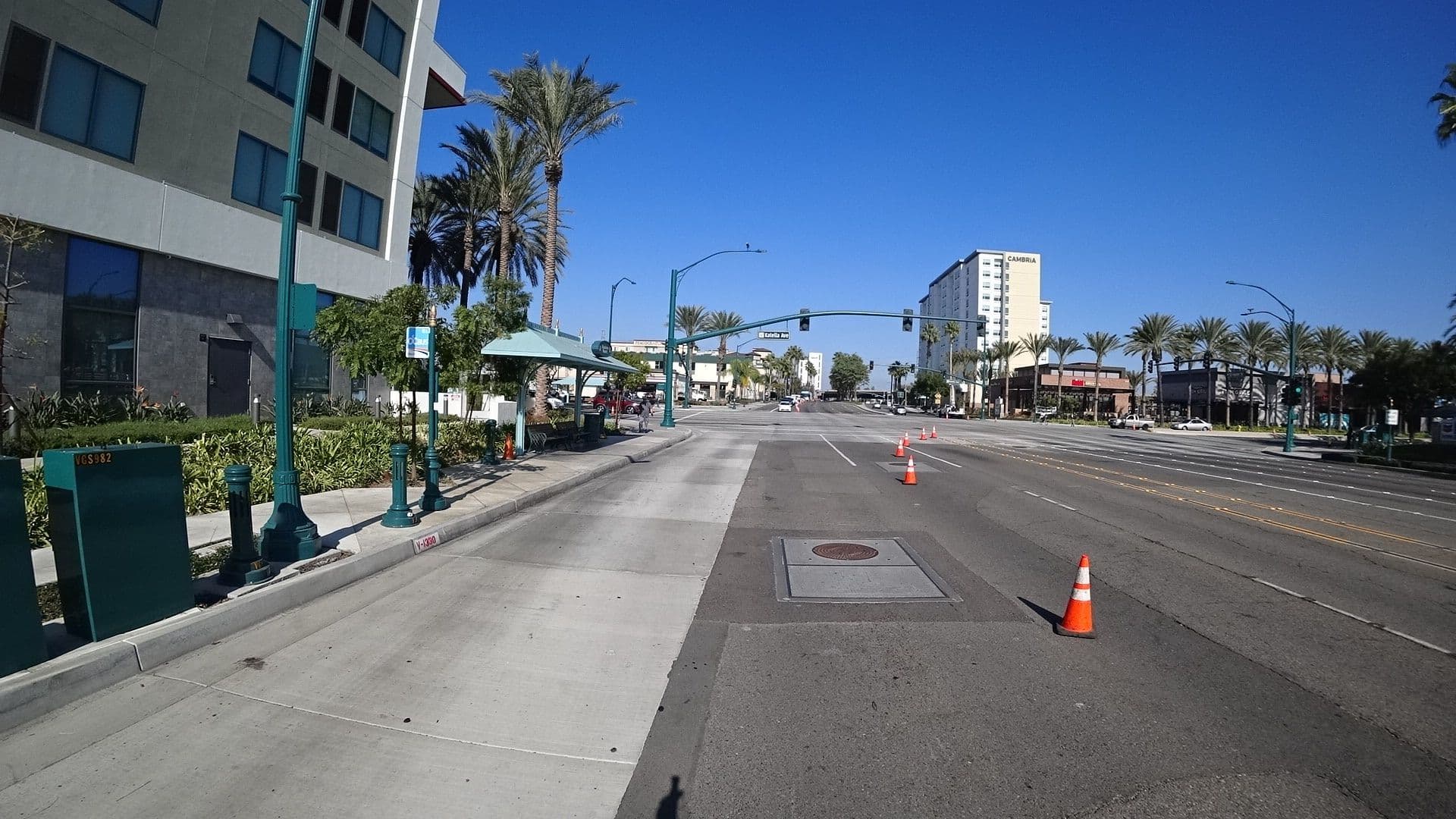 Street view near Hampton Inn by Hilton, Anaheim — © marker_geo (CC BY-SA · Mapillary)