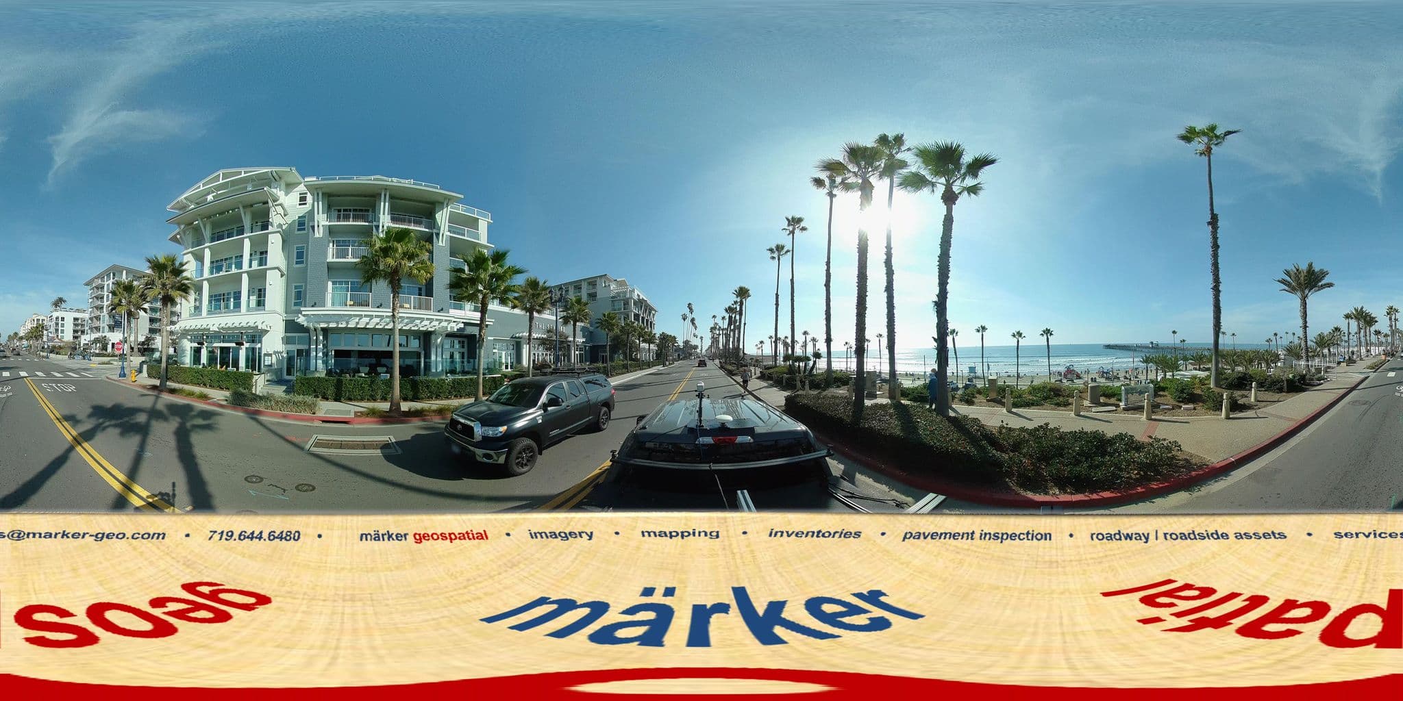 Street view near The Seabird, Oceanside — © marker_geo1 (CC BY-SA · Mapillary)