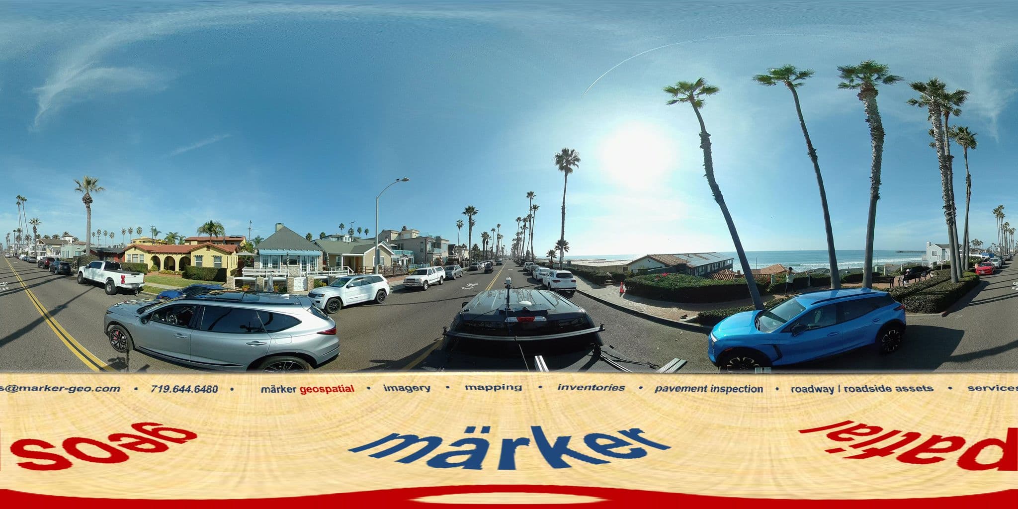 Street view near Lan's Inn, Oceanside — © marker_geo1 (CC BY-SA · Mapillary)
