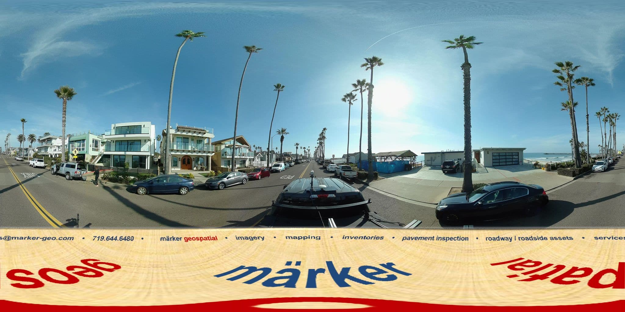Street view near Sandy Beach Cottage Inn, Oceanside — © marker_geo1 (CC BY-SA · Mapillary)