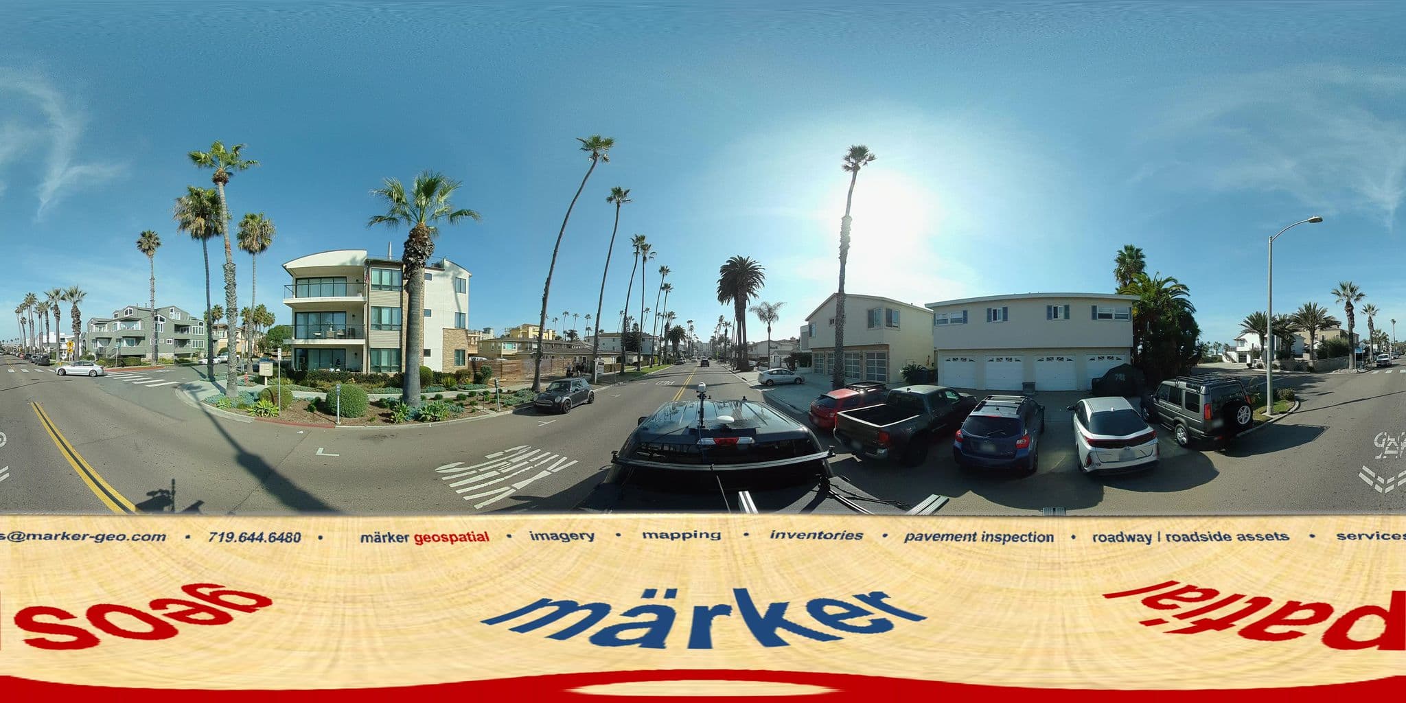 Street view near Pacific Sands, Oceanside — © marker_geo1 (CC BY-SA · Mapillary)