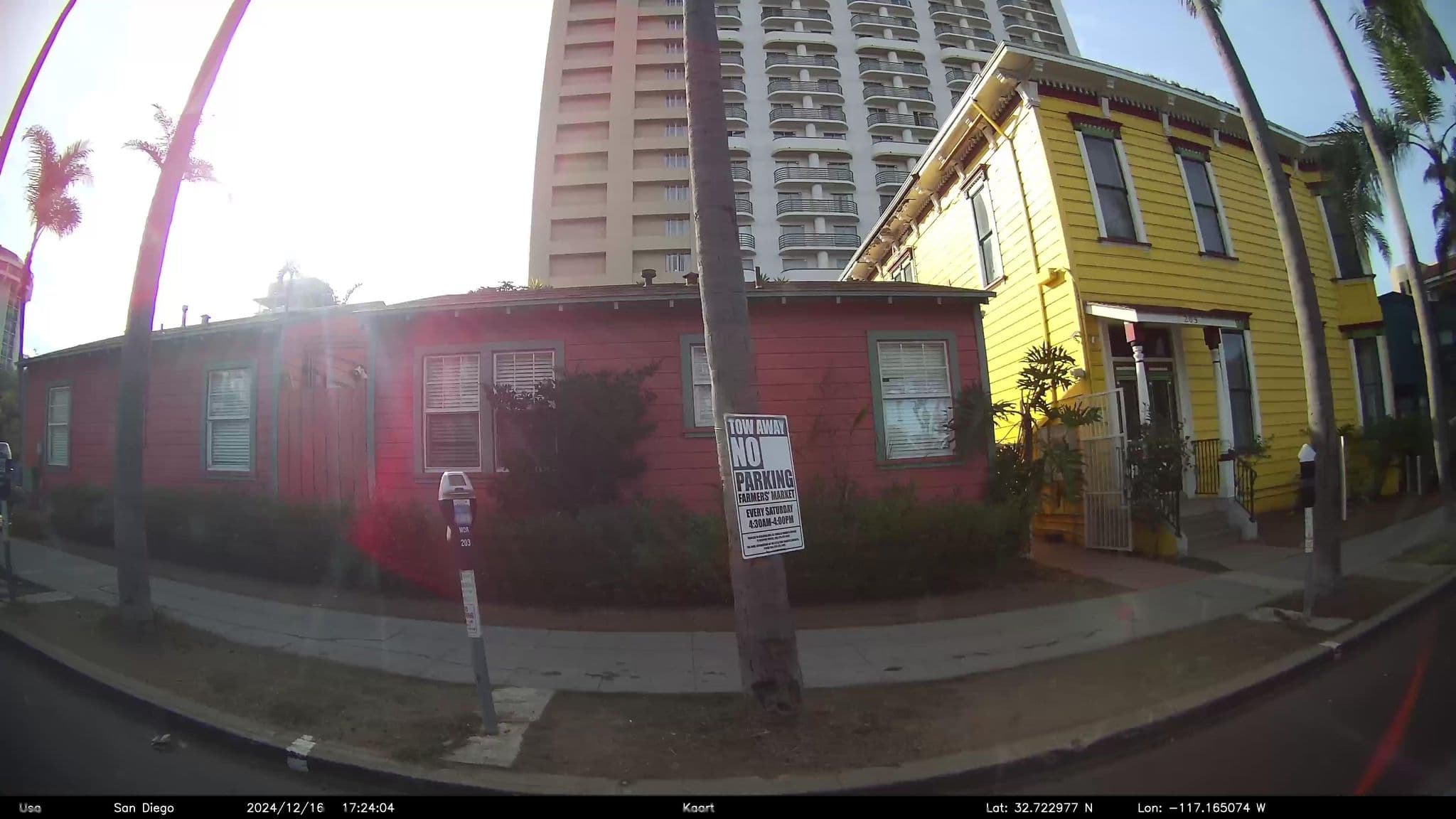 Street view near International Travelers House, San Diego — © GoProMAX3M (CC BY-SA · Mapillary)