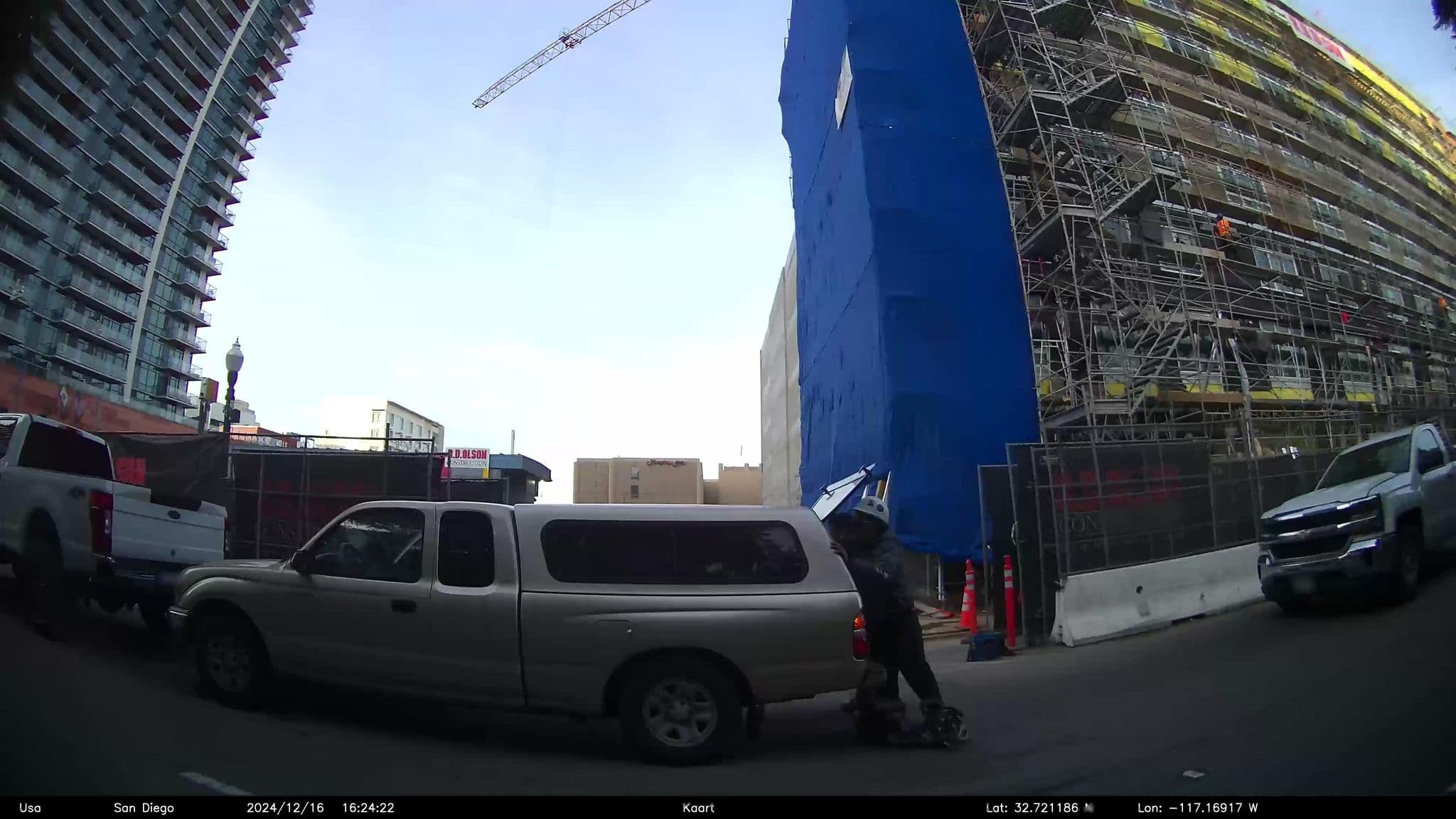 Street view near The Dutra Inn, San Diego — © GoProMAX3M (CC BY-SA · Mapillary)