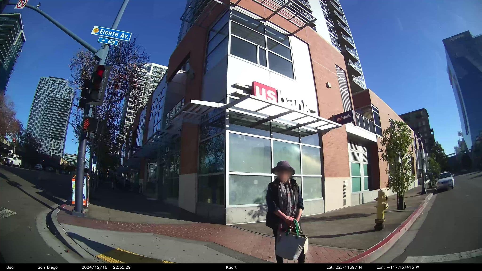 Street view near Barry Hotel, San Diego — © GoProMAX3M (CC BY-SA · Mapillary)