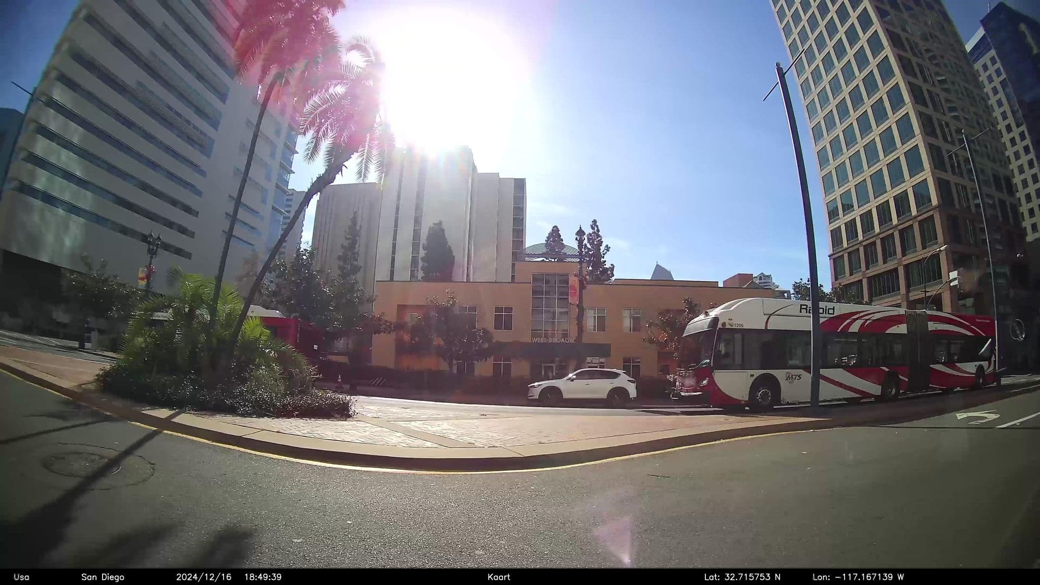 Street view near The Westin San Diego, San Diego — © GoProMAX3M (CC BY-SA · Mapillary)