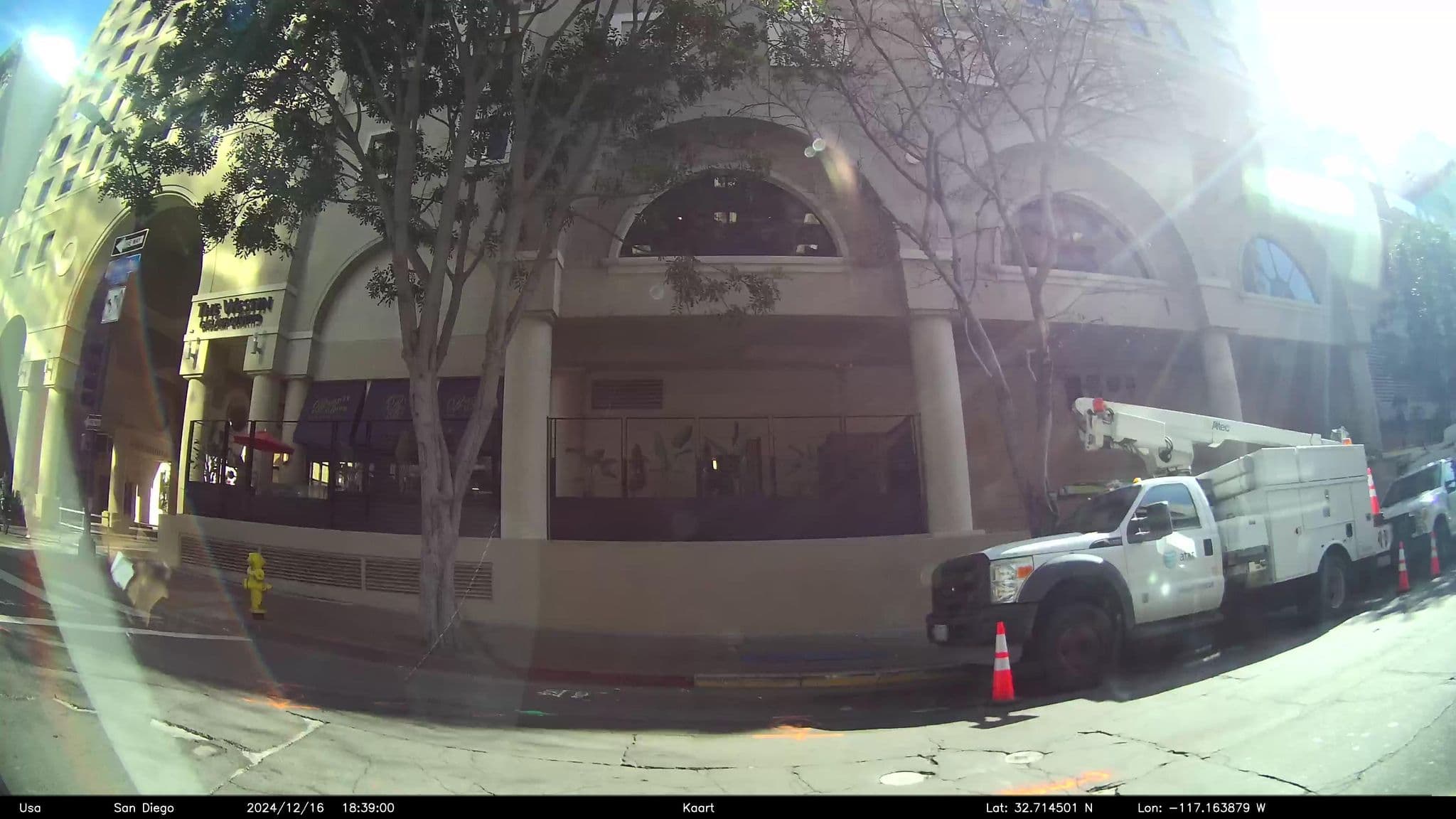 Street view near Westin Dblr Bed, San Diego — © GoProMAX3M (CC BY-SA · Mapillary)