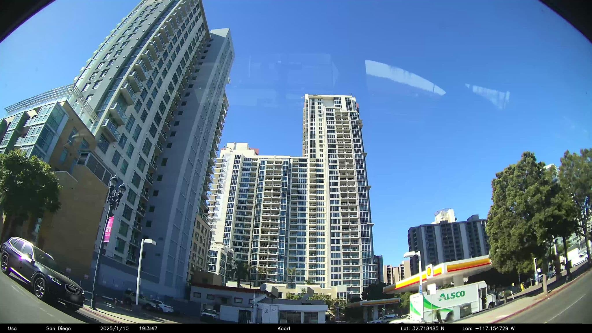 Street view near Parkside Inn, San Diego — © GoProMAX3M (CC BY-SA · Mapillary)