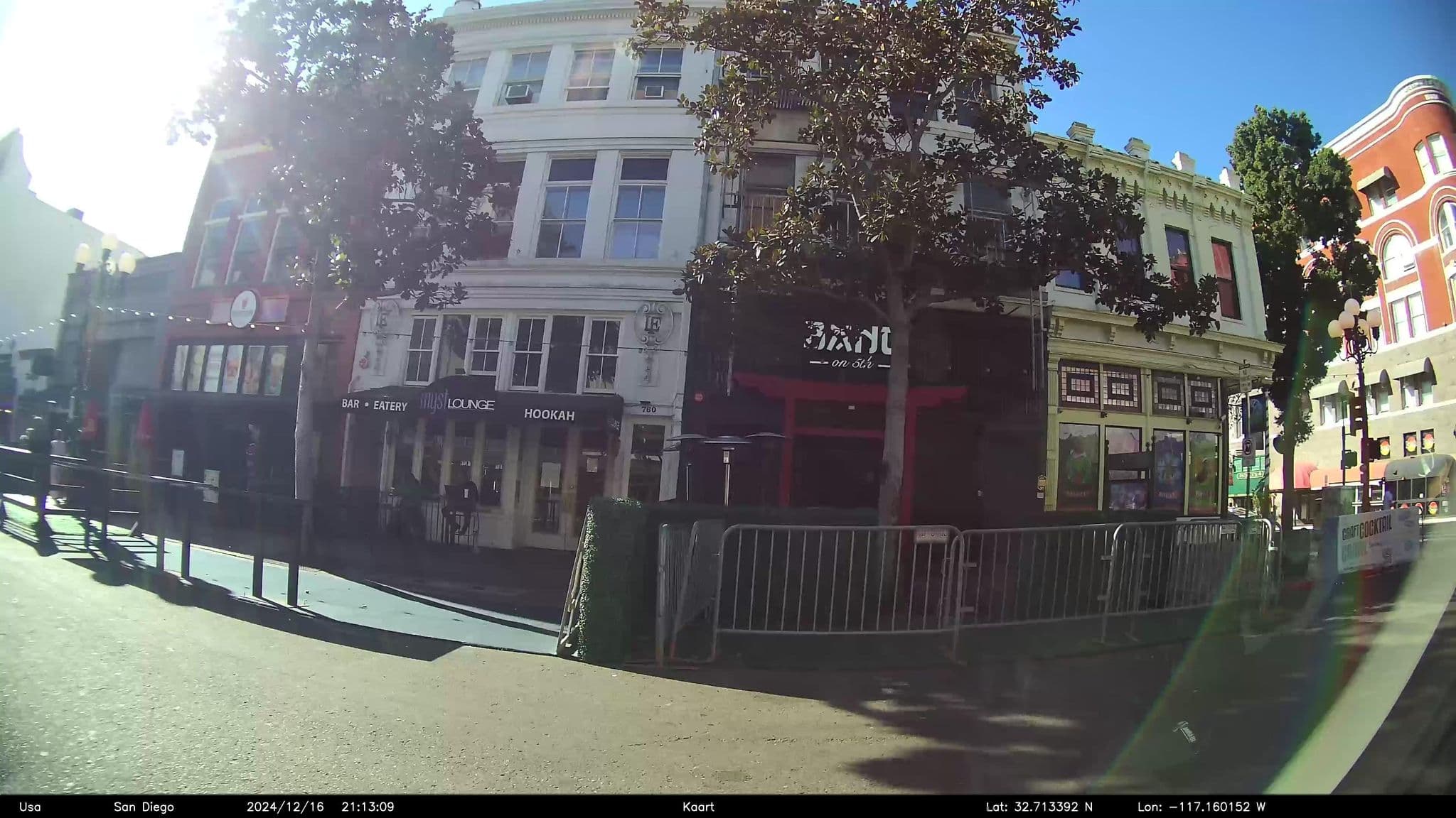 Street view near The Keating Hotel by Pininfarina, San Diego — © GoProMAX3M (CC BY-SA · Mapillary)