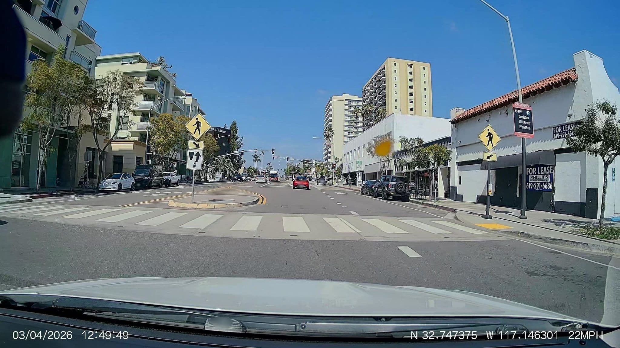 Street view near Lounge, San Diego — © b1tw153 (CC BY-SA · Mapillary)