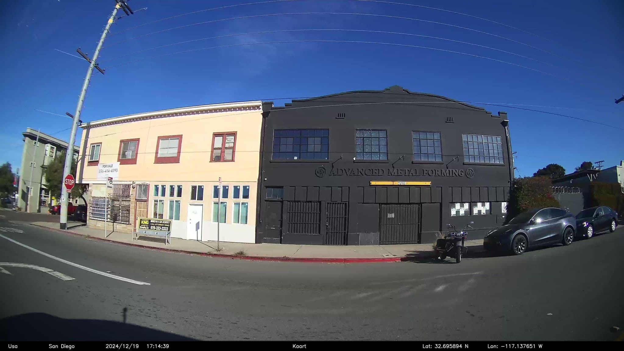 Street view near One Bunk Barrio, San Diego — © GoProMAX3M (CC BY-SA · Mapillary)