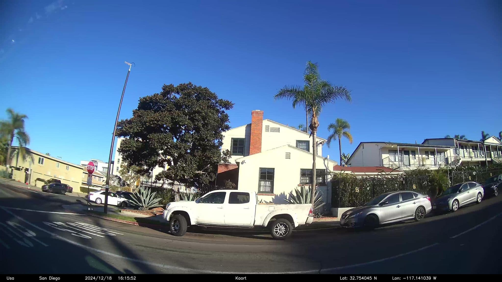 Street view near Bungalow #7 Hotel Lafayette, San Diego — © GoProMAX3M (CC BY-SA · Mapillary)