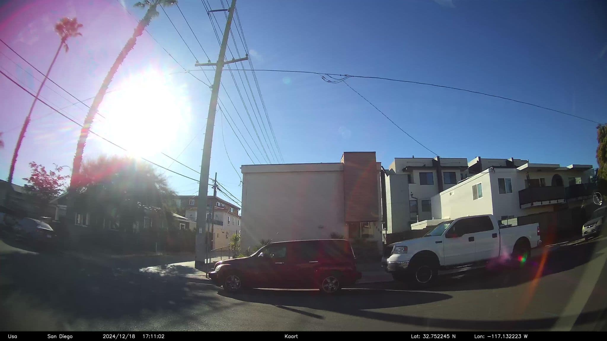 Street view near Fig Tree Cottage, San Diego — © GoProMAX3M (CC BY-SA · Mapillary)