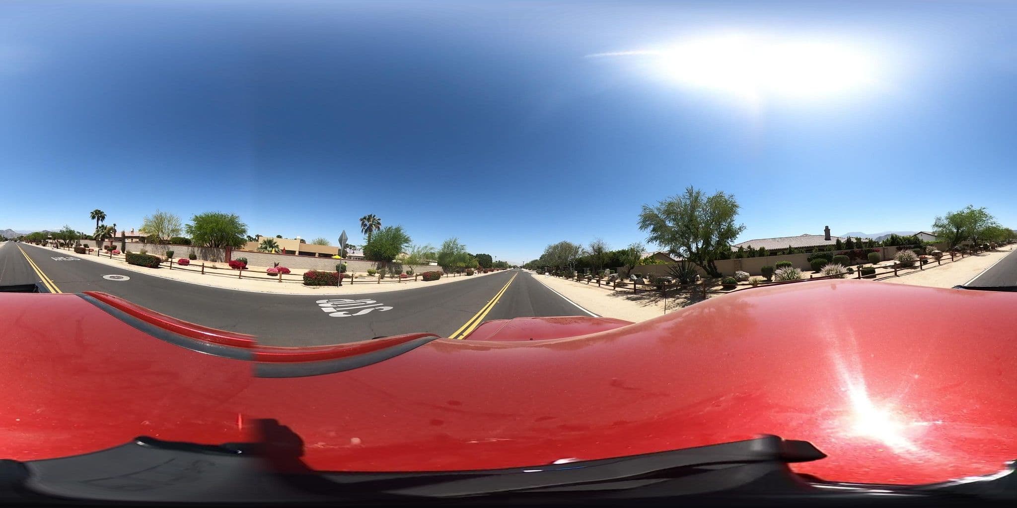 Street view near Felicia's Desert Villa, Indio — © chenryan (CC BY-SA · Mapillary)