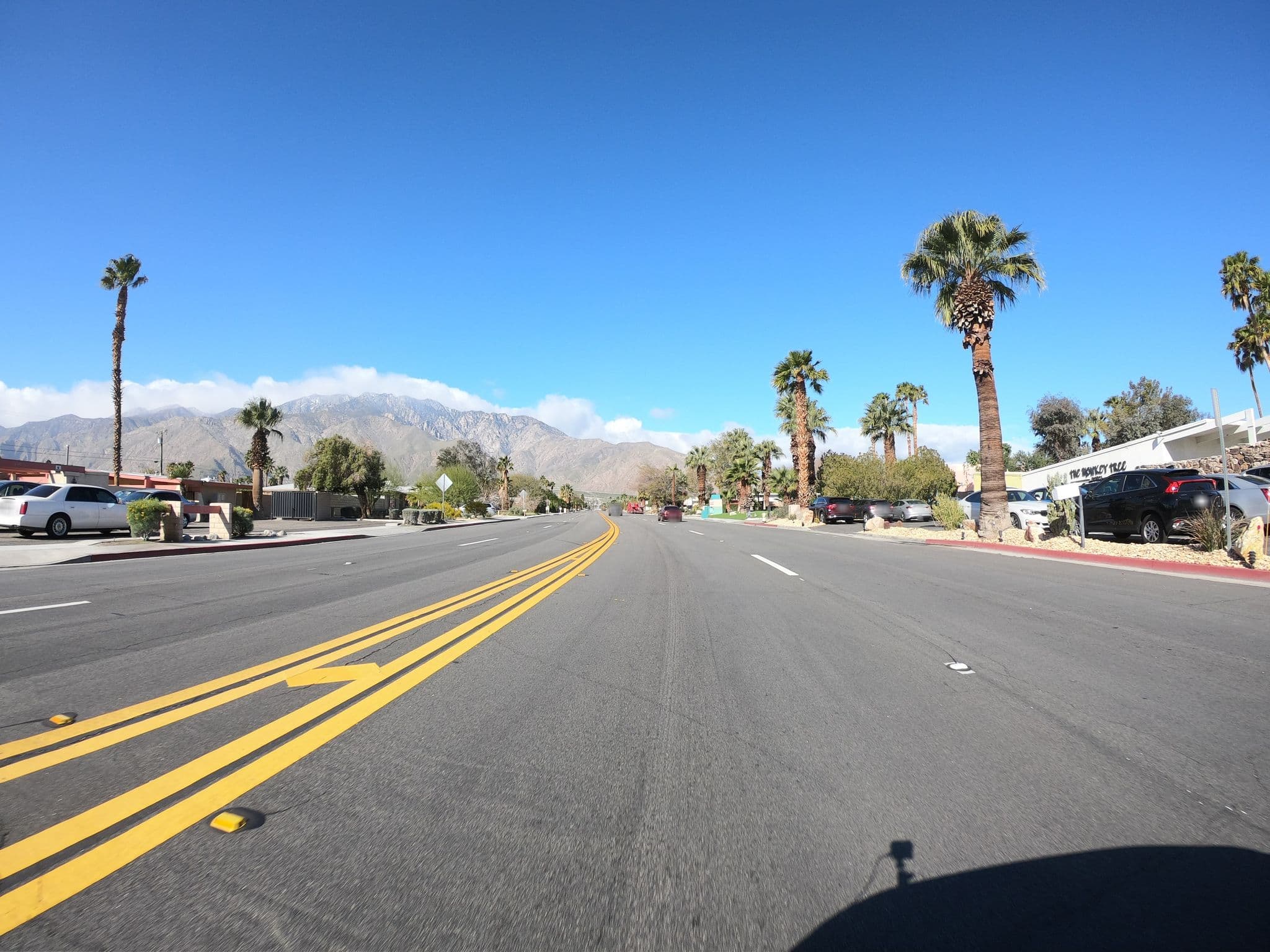Street view near Terra Cotta Inn Clothing Optional Resort and Spa,, Palm Springs — © chrisbeddow (CC BY-SA · Mapillary)