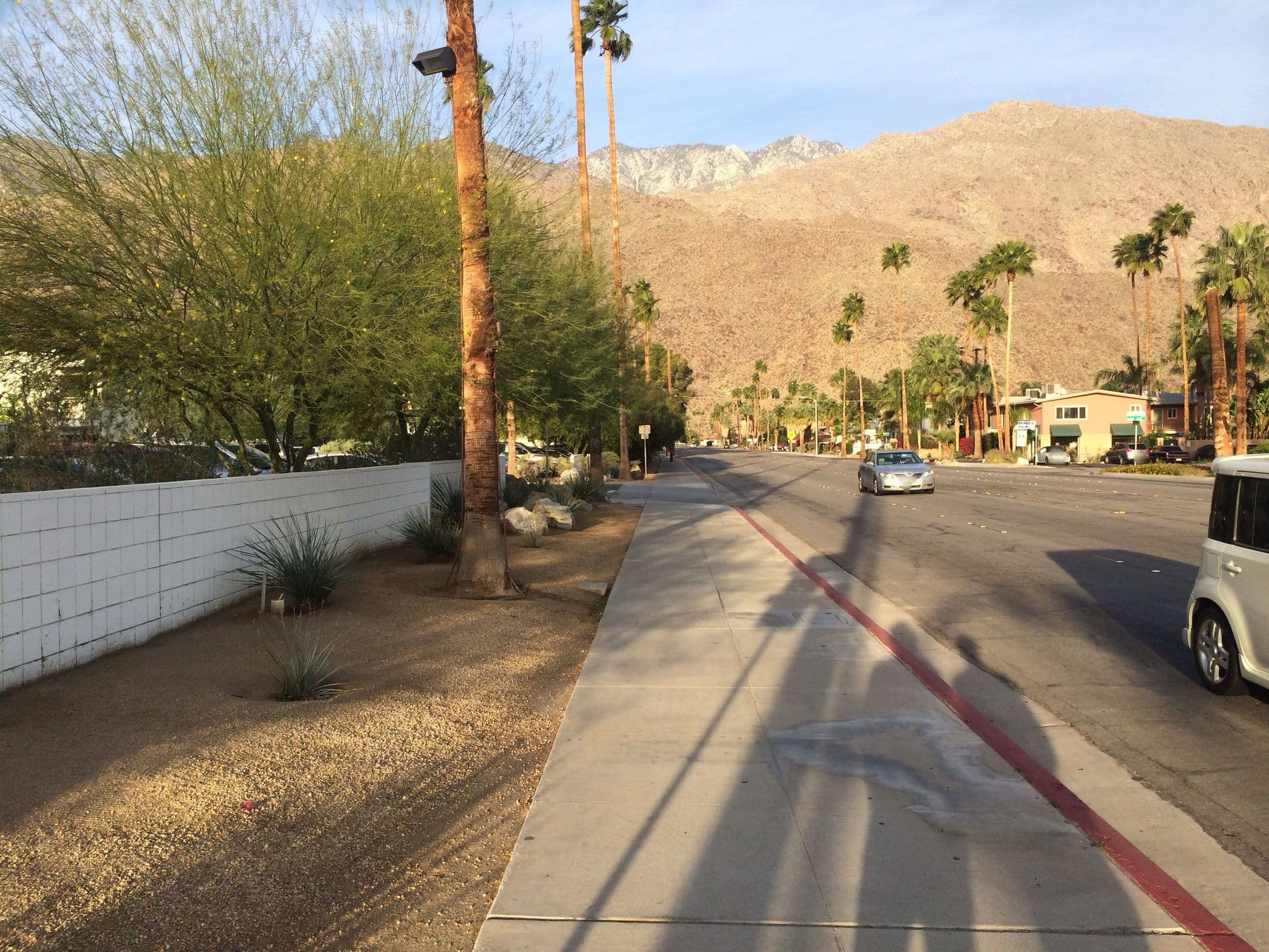 Street view near Ace Hotel & Swim Club, Palm Springs — © gyllen (CC BY-SA · Mapillary)