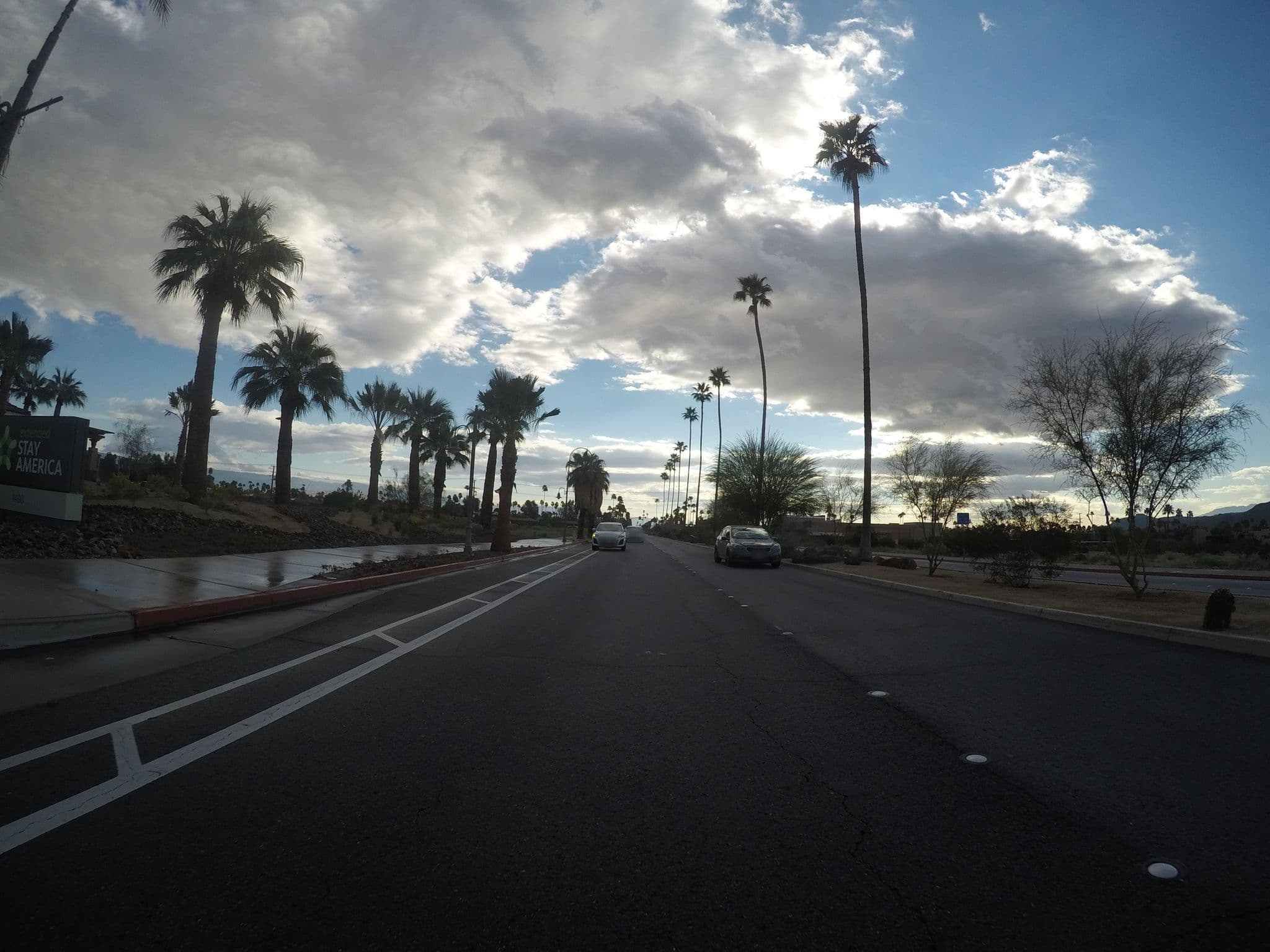 Street view near Pool- Extended Stay Hotel, Palm Springs — © chrisbeddow (CC BY-SA · Mapillary)