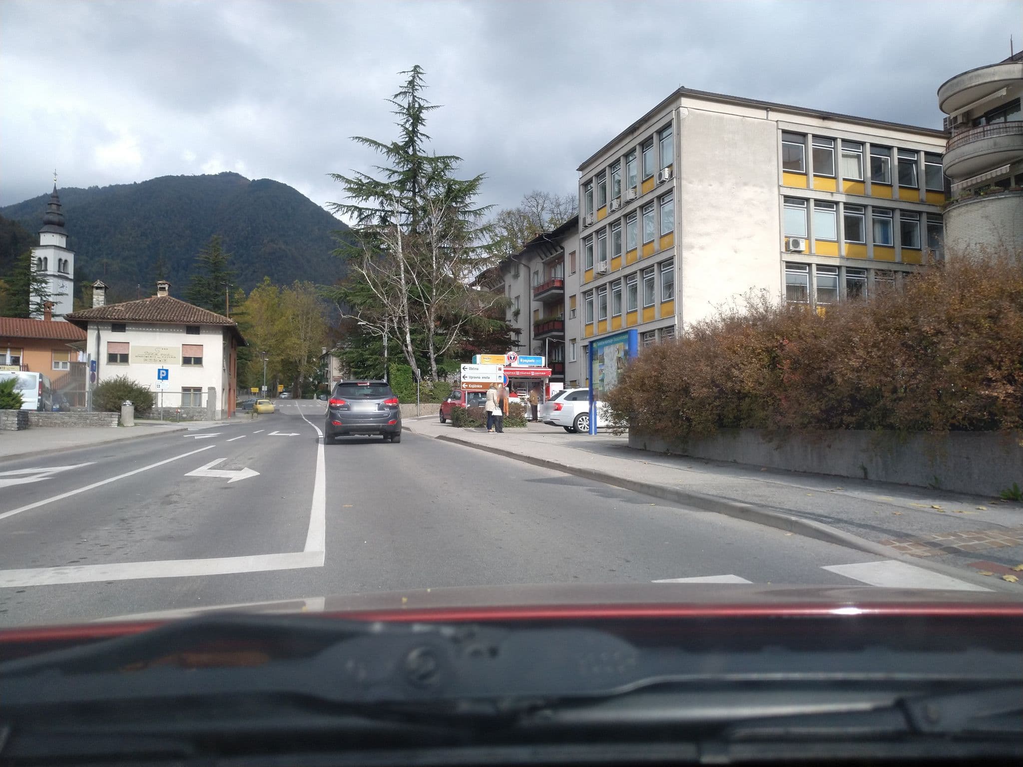 Street view near Hostel Paradiso, Tolmin — © mappatman (CC BY-SA · Mapillary)