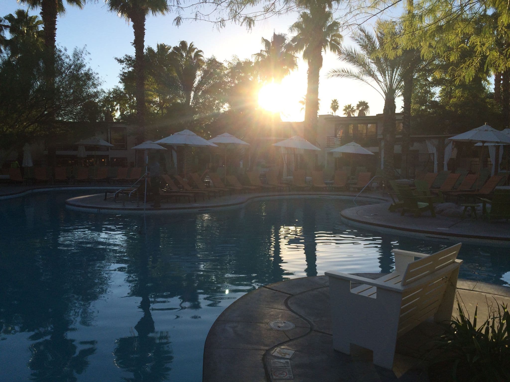 Street view near 5 O’clock Somewhere Pool, Palm Springs — © jesolem (CC BY-SA · Mapillary)