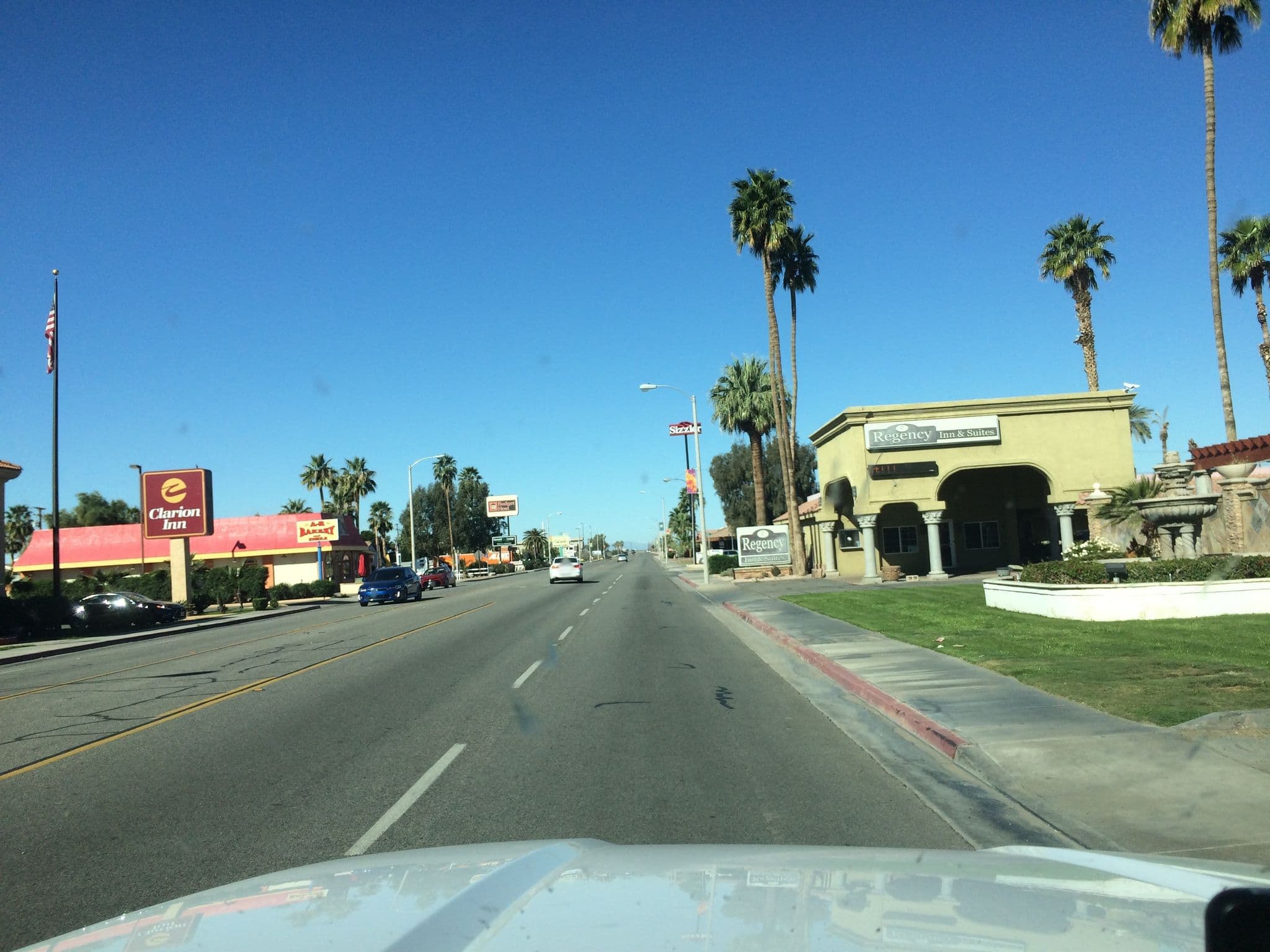 Street view near Regency Inn & Suites, Blythe — © anavz (CC BY-SA · Mapillary)