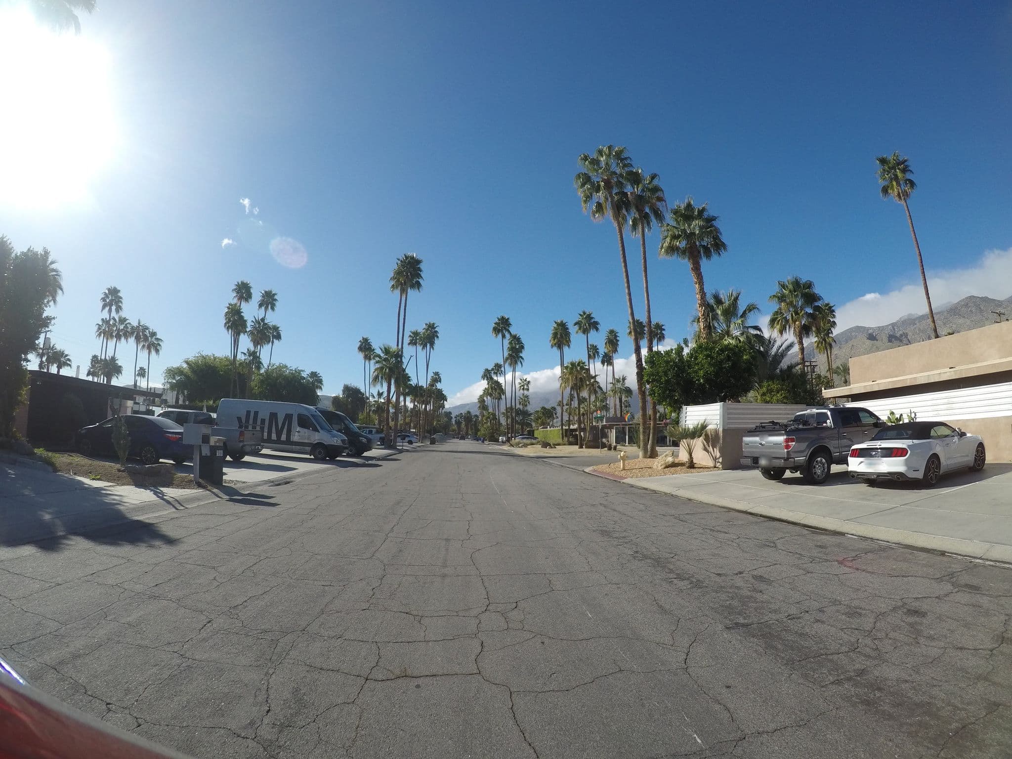 Street view near Pura Vida Resort, Palm Springs — © chrisbeddow (CC BY-SA · Mapillary)