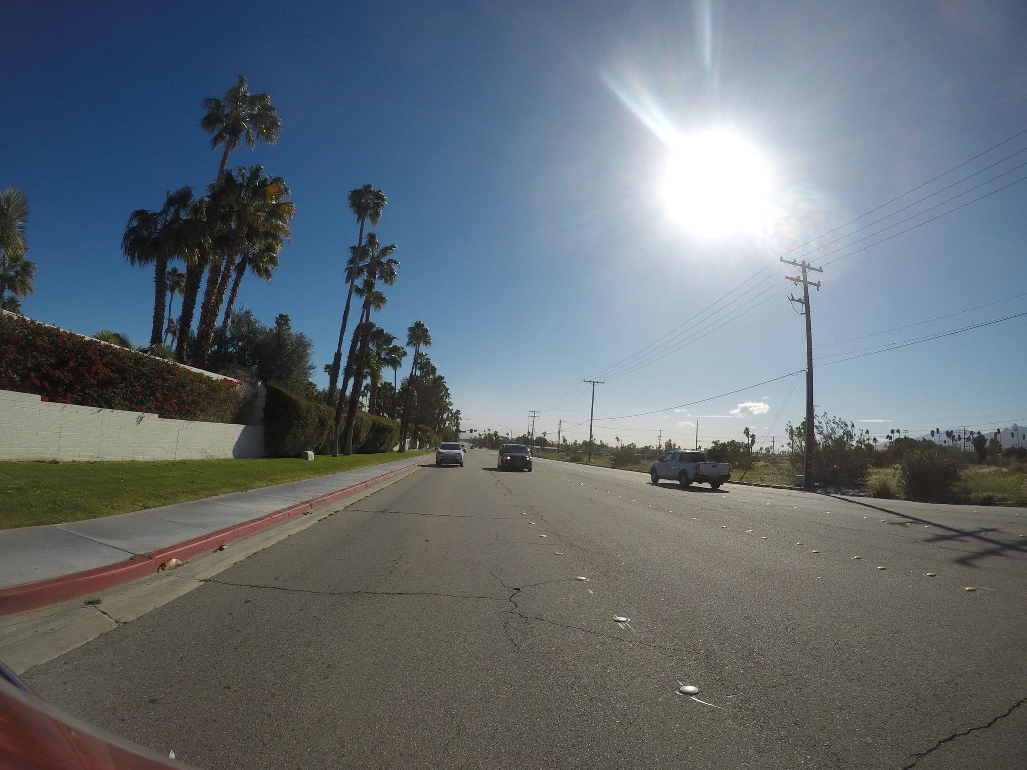 Street view near Elrod Villa, Palm Springs — © chrisbeddow (CC BY-SA · Mapillary)