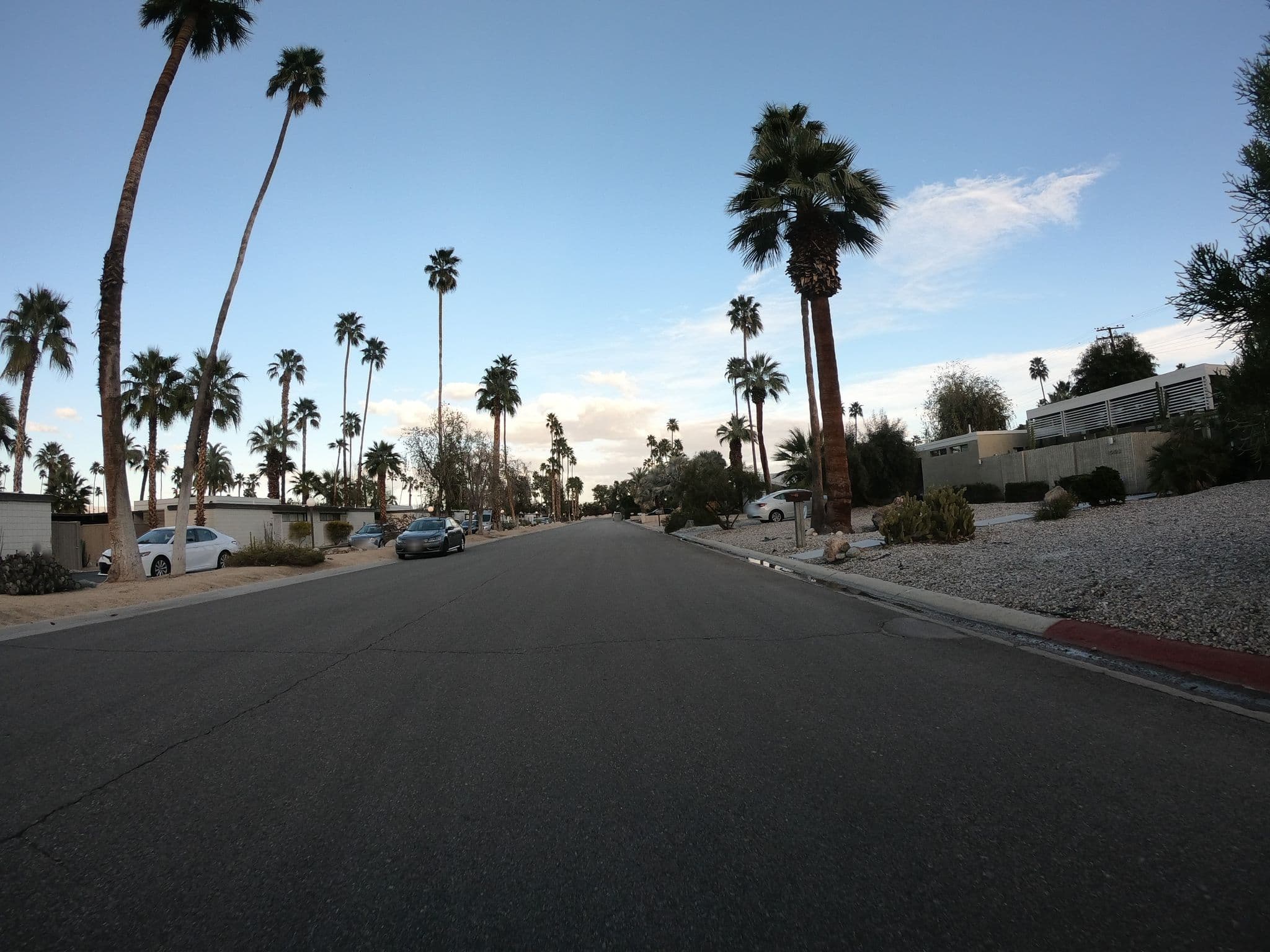 Street view near Hotel Chazemere, Palm Springs — © chrisbeddow (CC BY-SA · Mapillary)